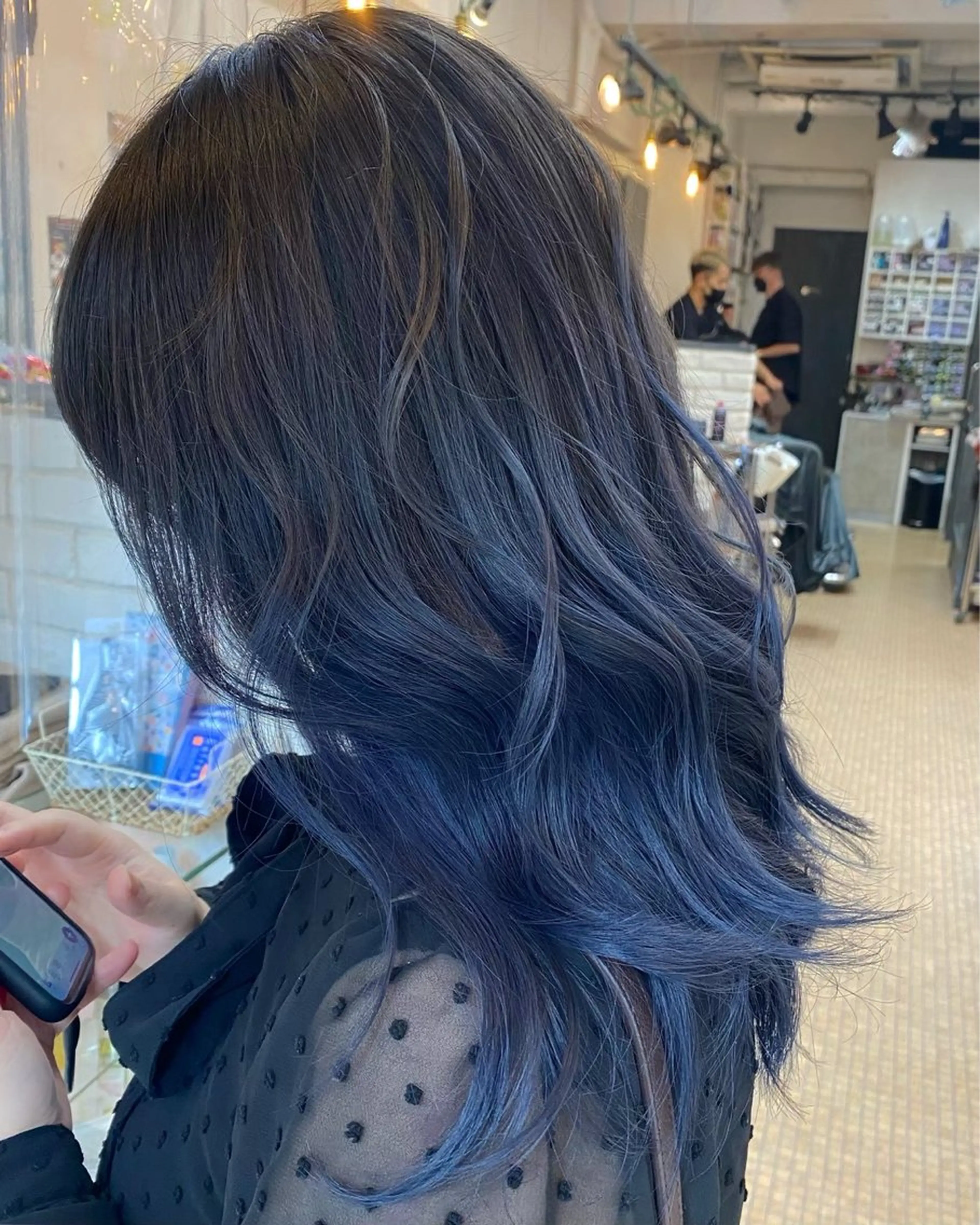 ロング カラー ヘアアレンジ グラデーションカラー 金子 明日香のヘアスタイル