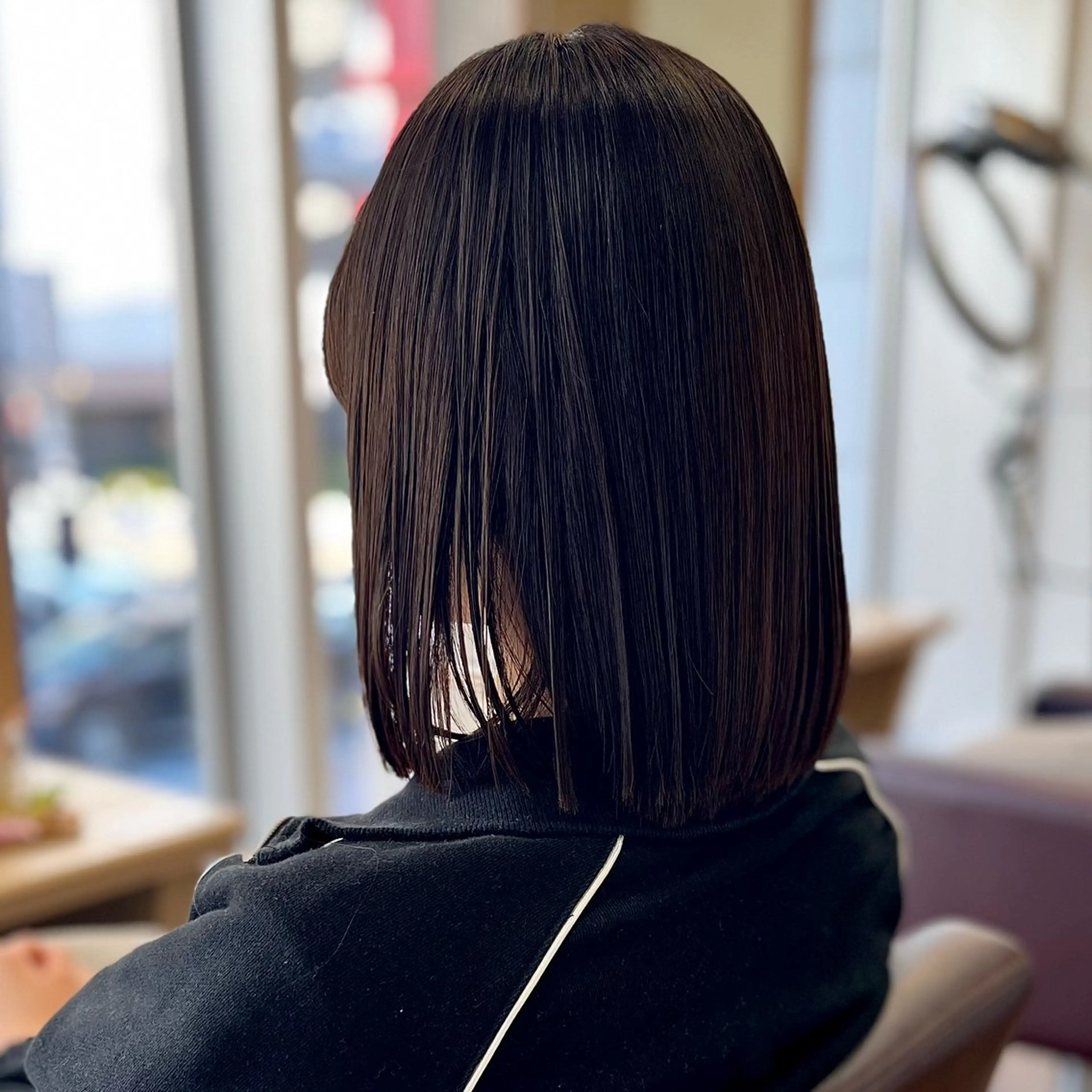 ミディアム ボブ オオソネ マリアのヘアスタイル