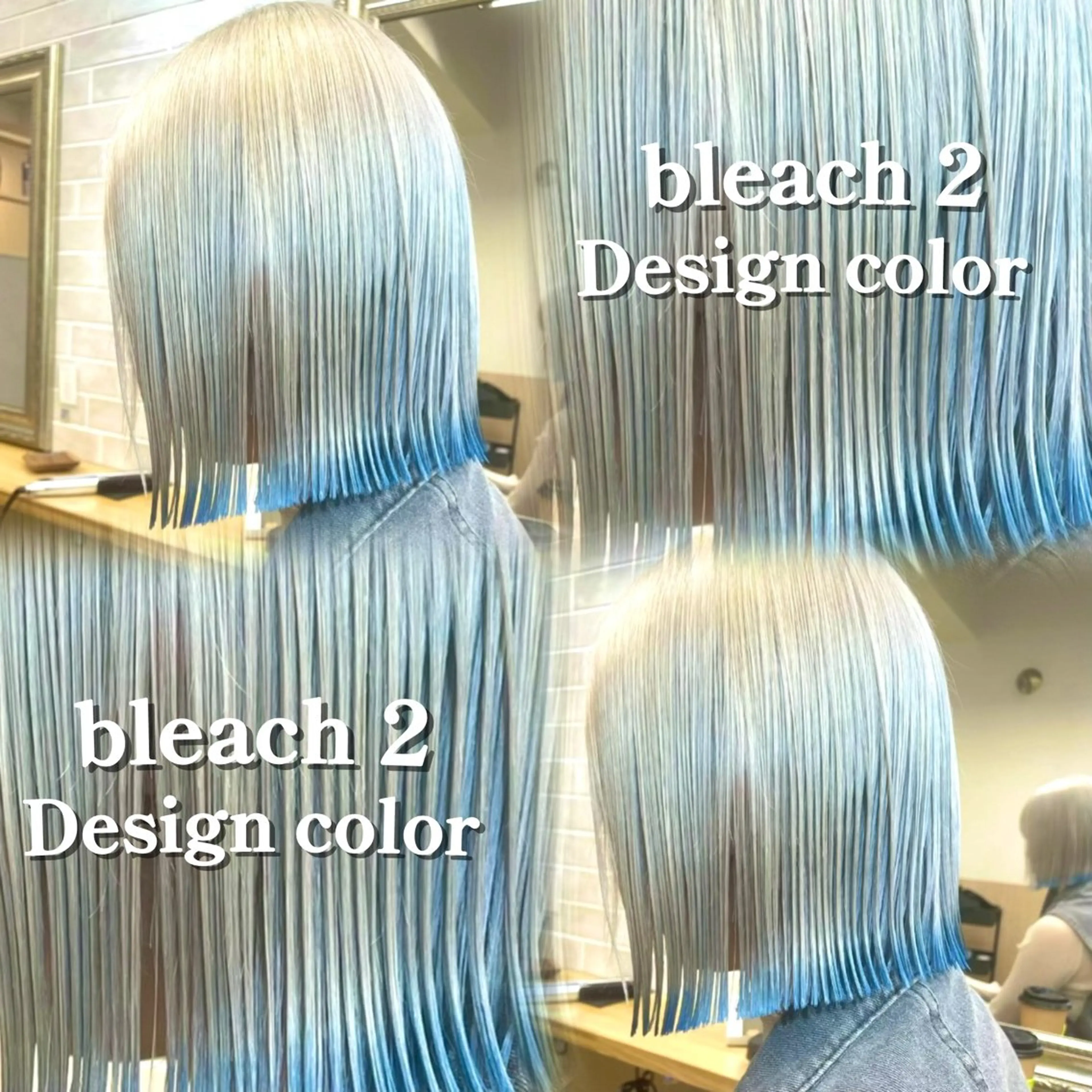 ショート カラー デザインカラー カット ヘアカラー トリートメント ハイトーン/横浜 /伊藤　怜のヘアスタイル