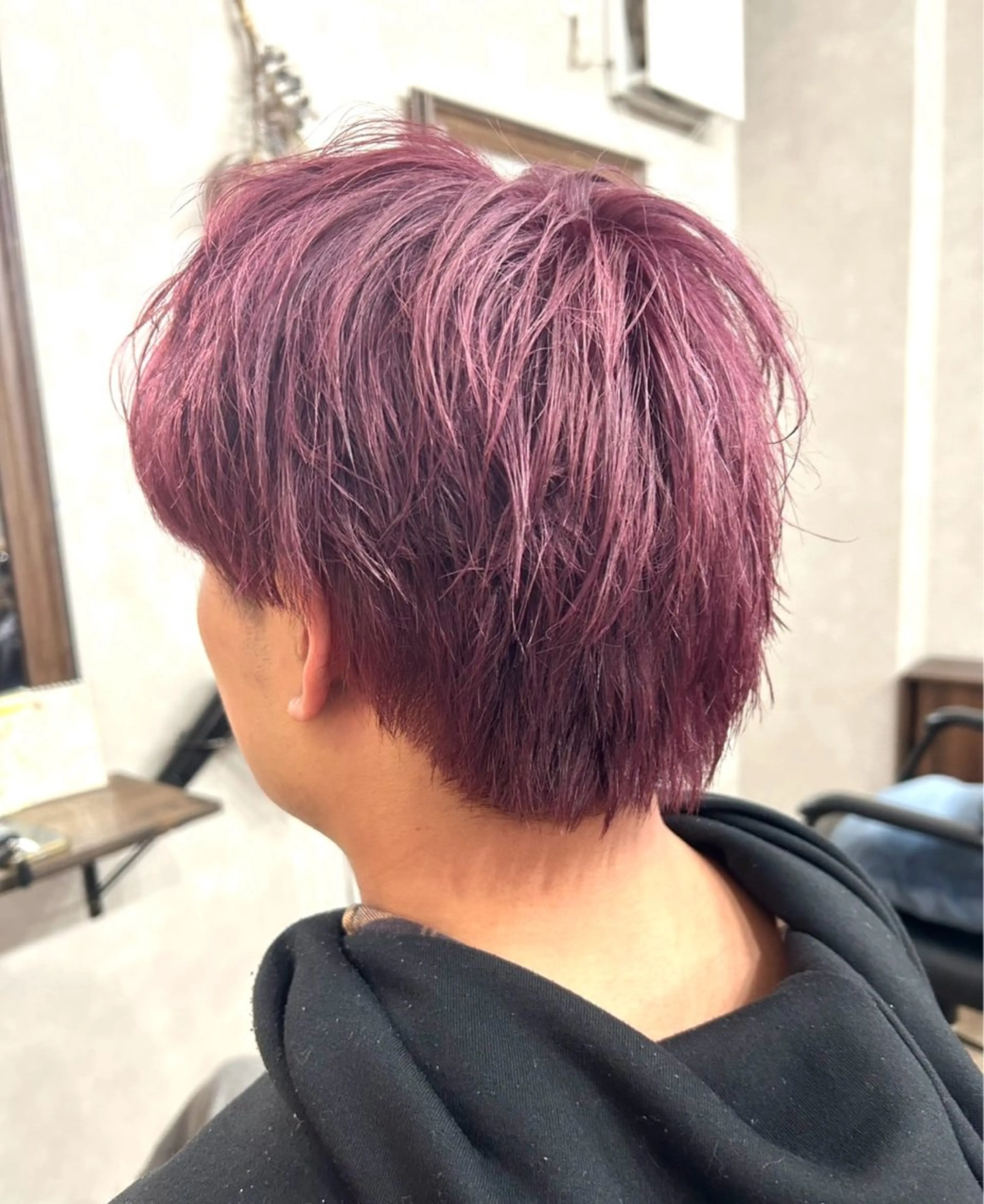 カラー 山田 誠也のヘアスタイル