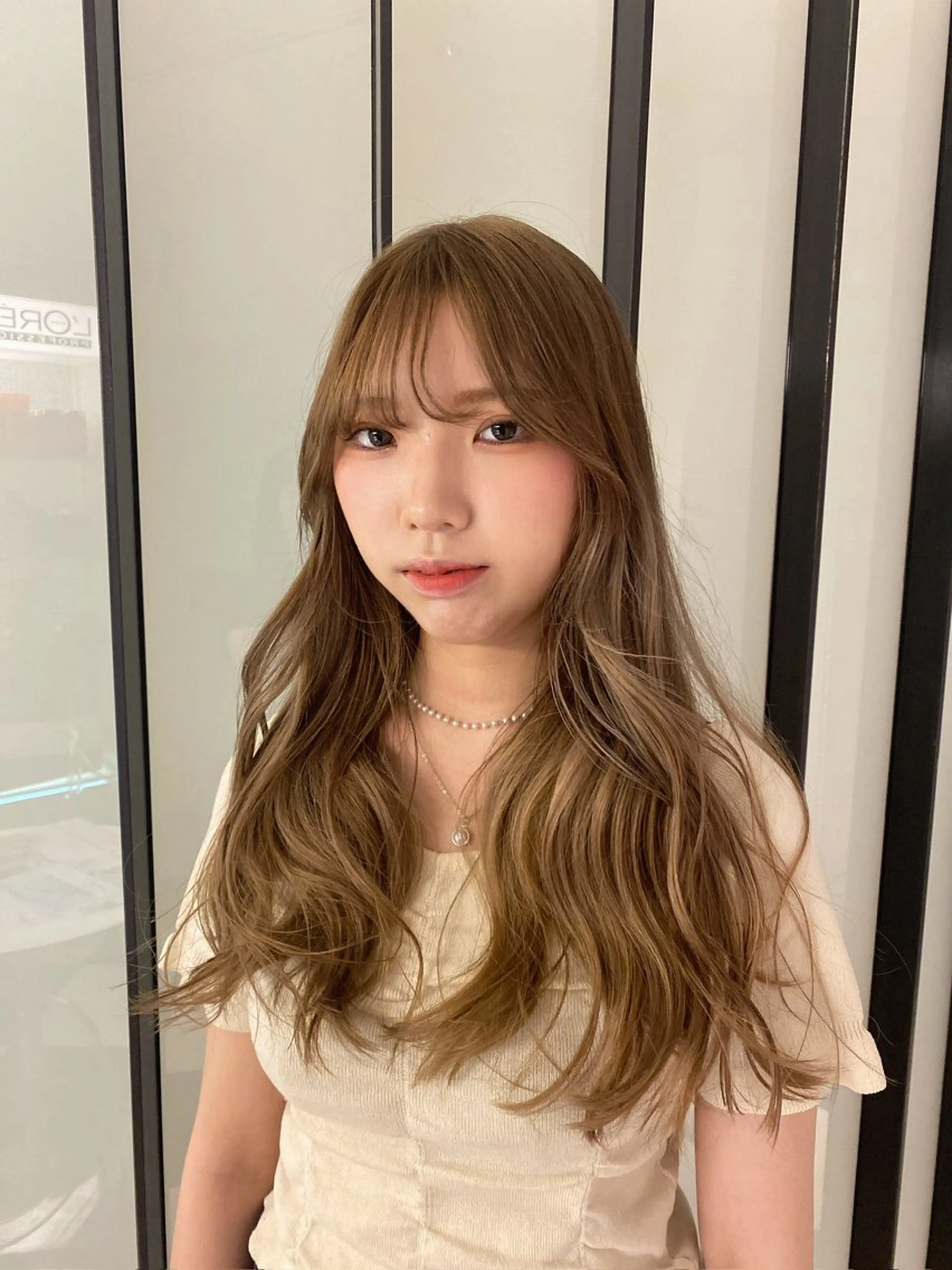 ロング 高山 沙来/レイヤー カット/髪質改善艶髪のヘアスタイル