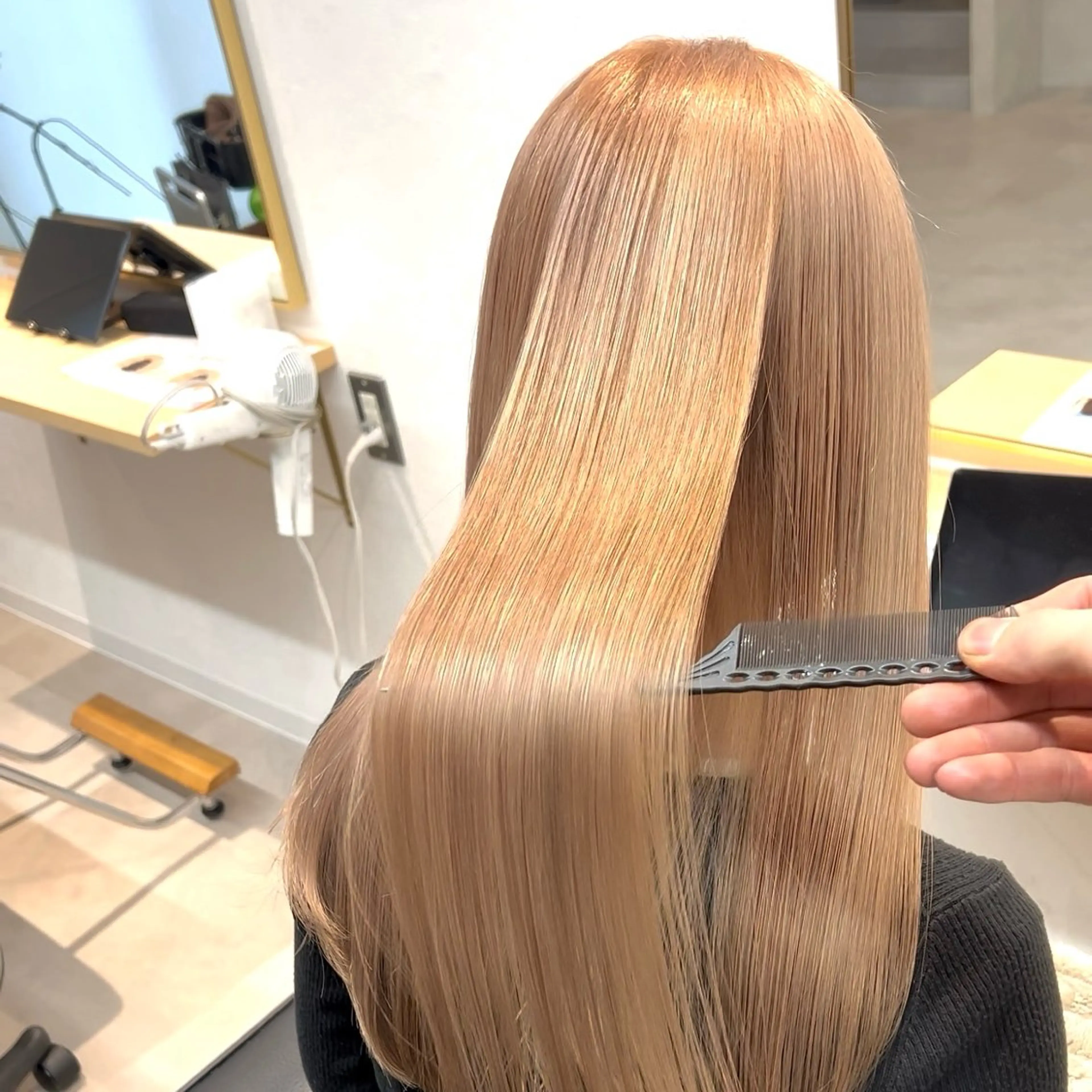 ロング カラー カット ヘアカラー トリートメント ボブ/韓国ボブ/ブリ ーチ/鈴木康平のヘアスタイル