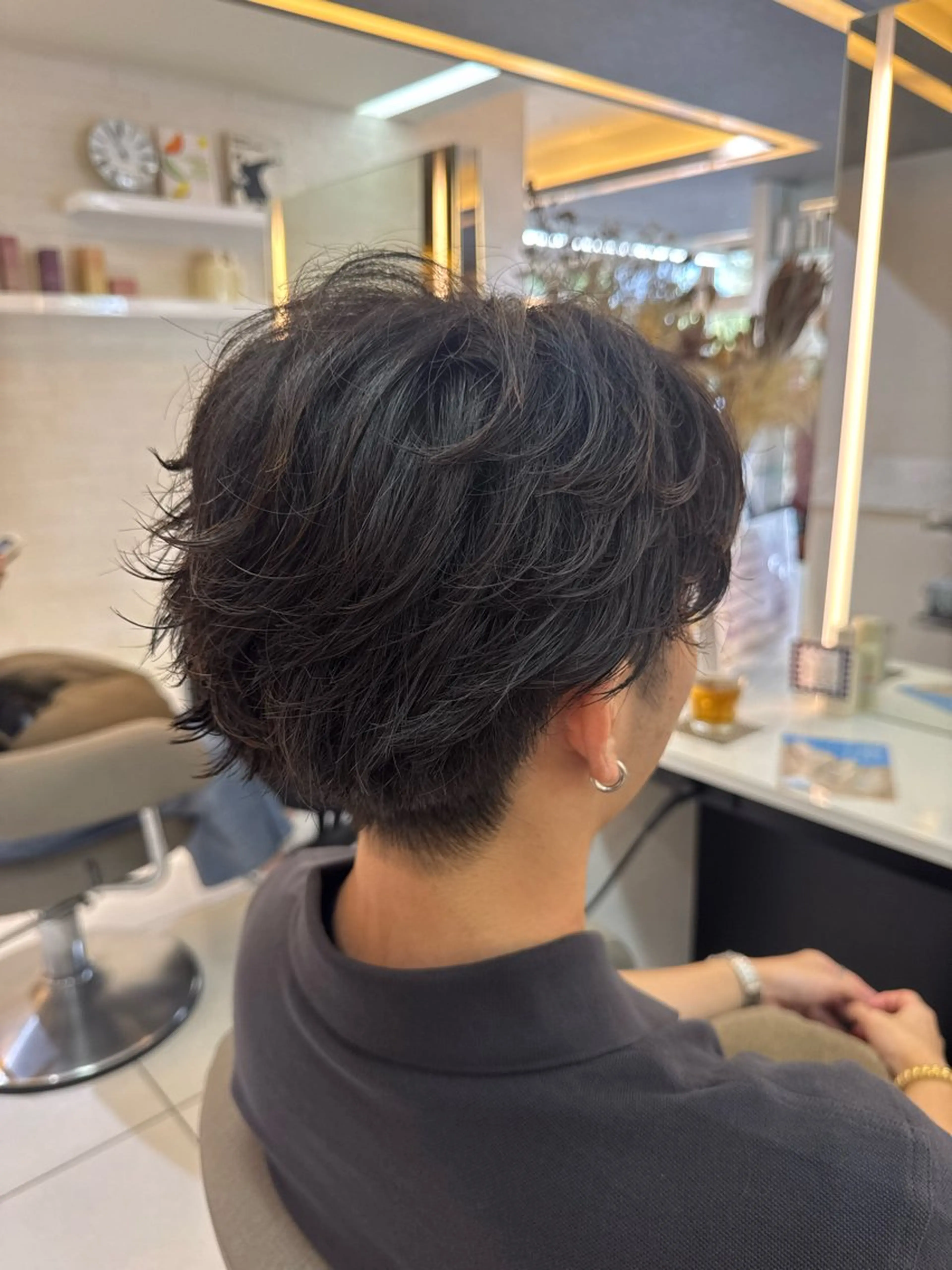 ショート パーマ メンズ メンズカット∕パーマ ∕縮毛矯正∕廣井永輝のヘアスタイル