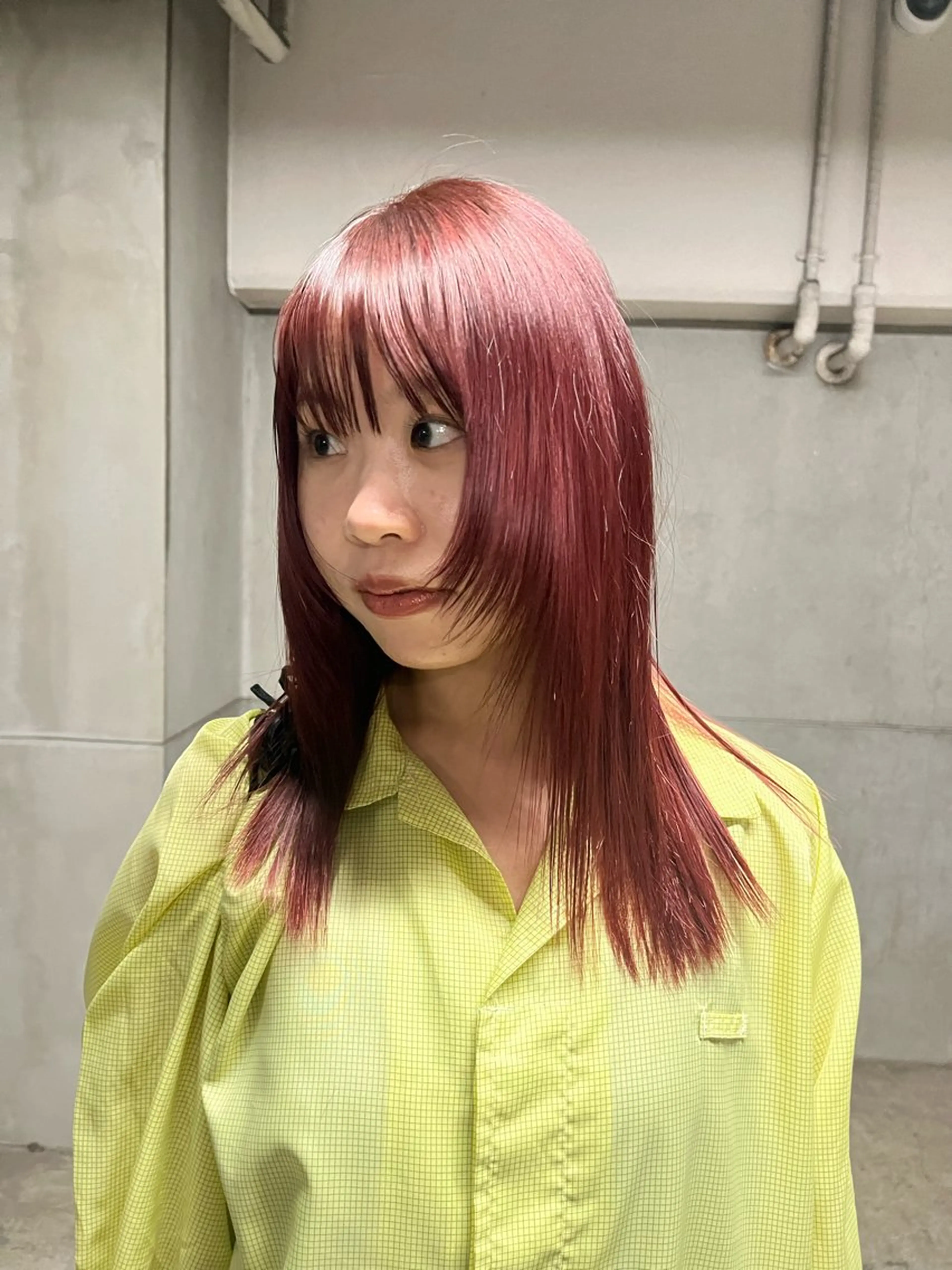 セミロング カラー benji 登戸所属・竹内 菜々子のヘアスタイル