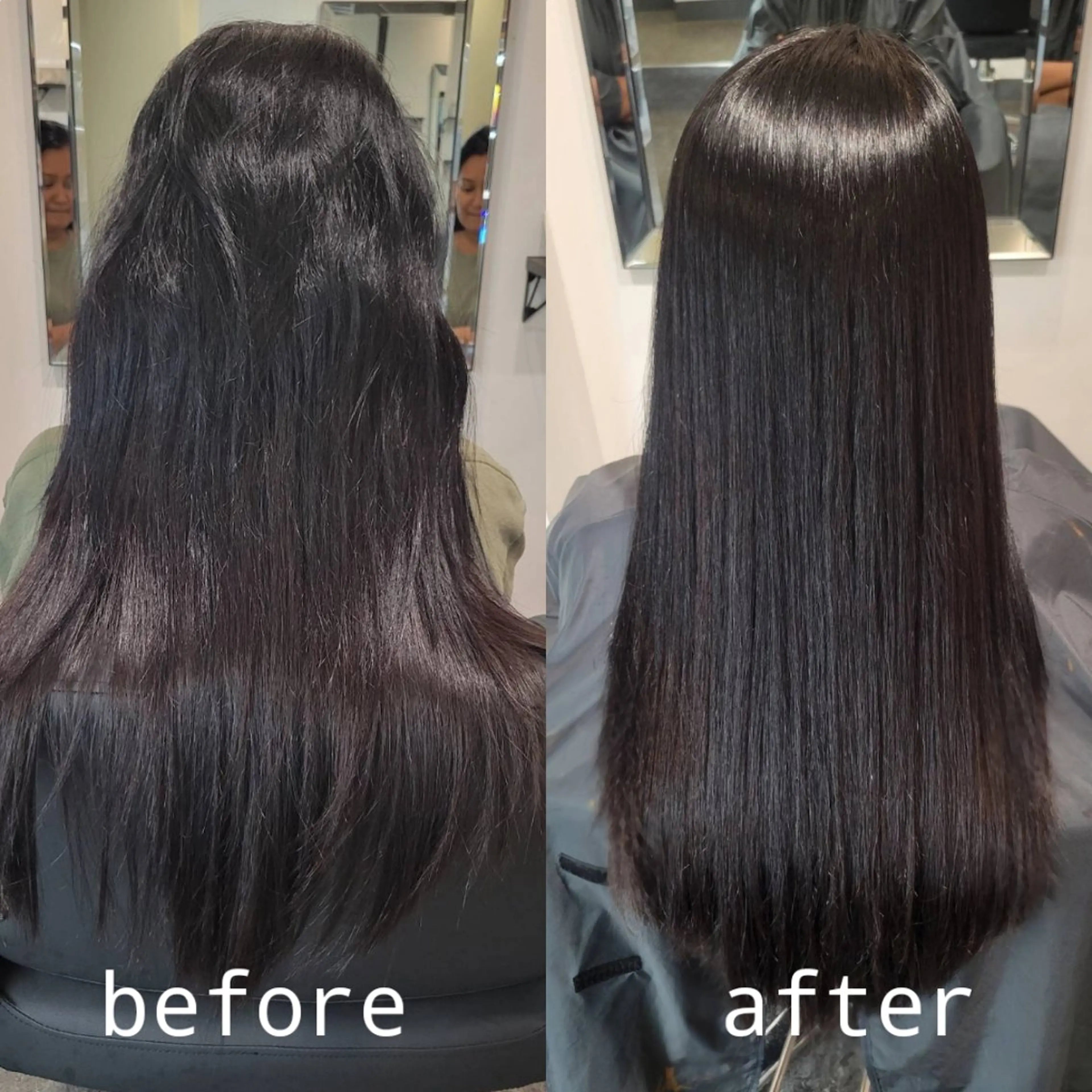 ロング 縮毛矯正 縮毛矯正 LEE HANAのヘアスタイル