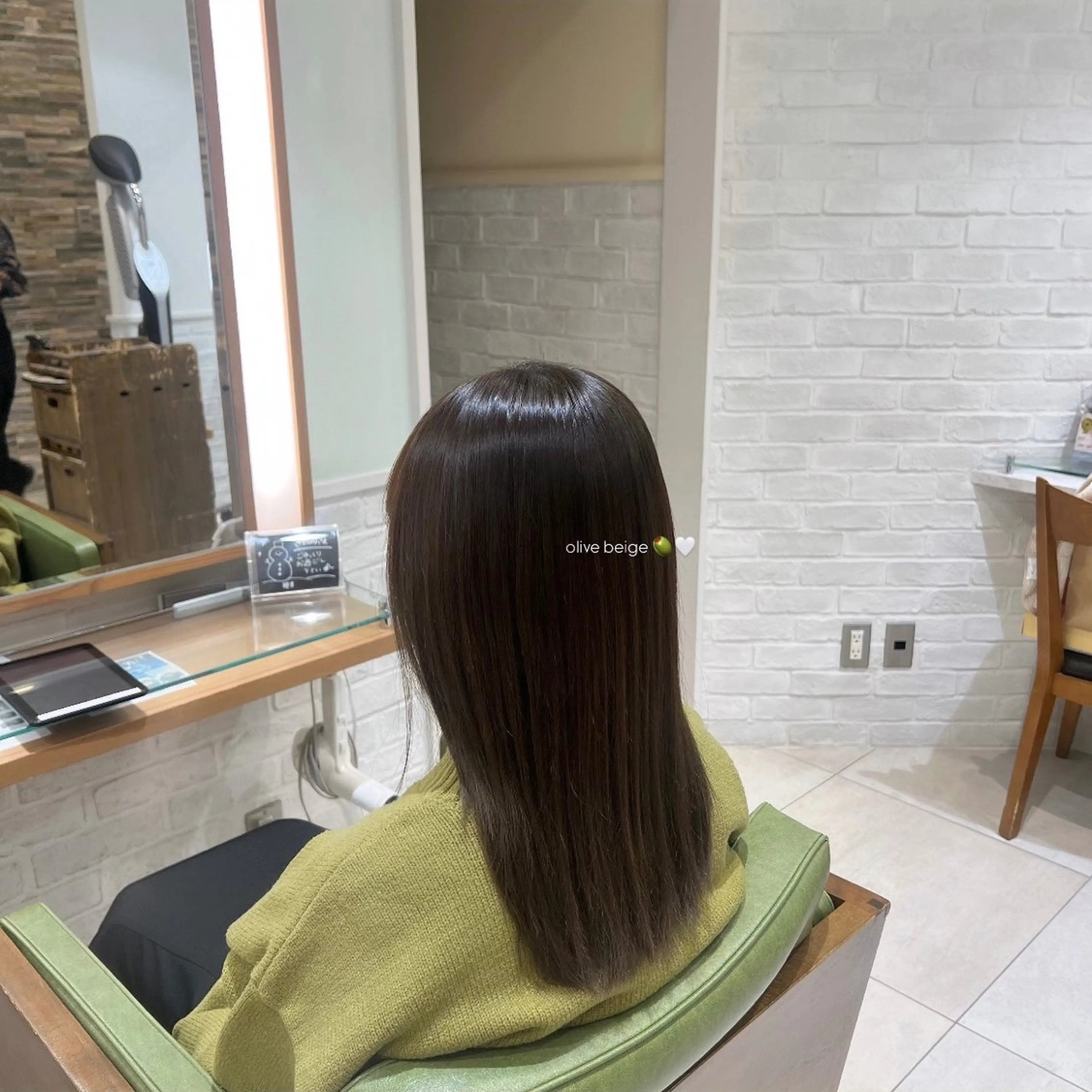 【透明感カラー🎀🫧】前髪カット➕ワンカラー➕1stepトリートメント（ブリーチは別途）の写真