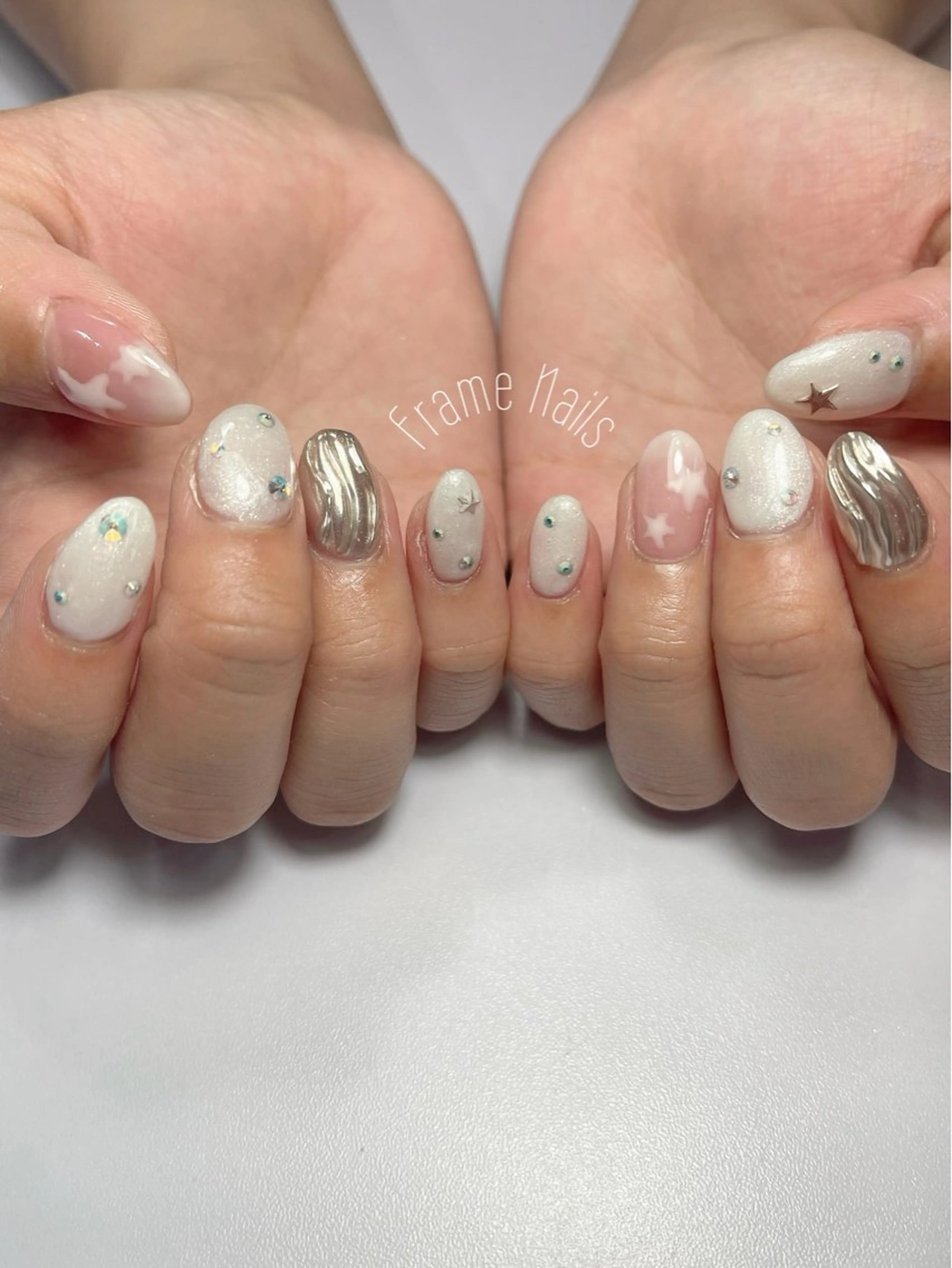 ネイル アートネイル ハンドネイル Okamori Airiのネイルデザイン