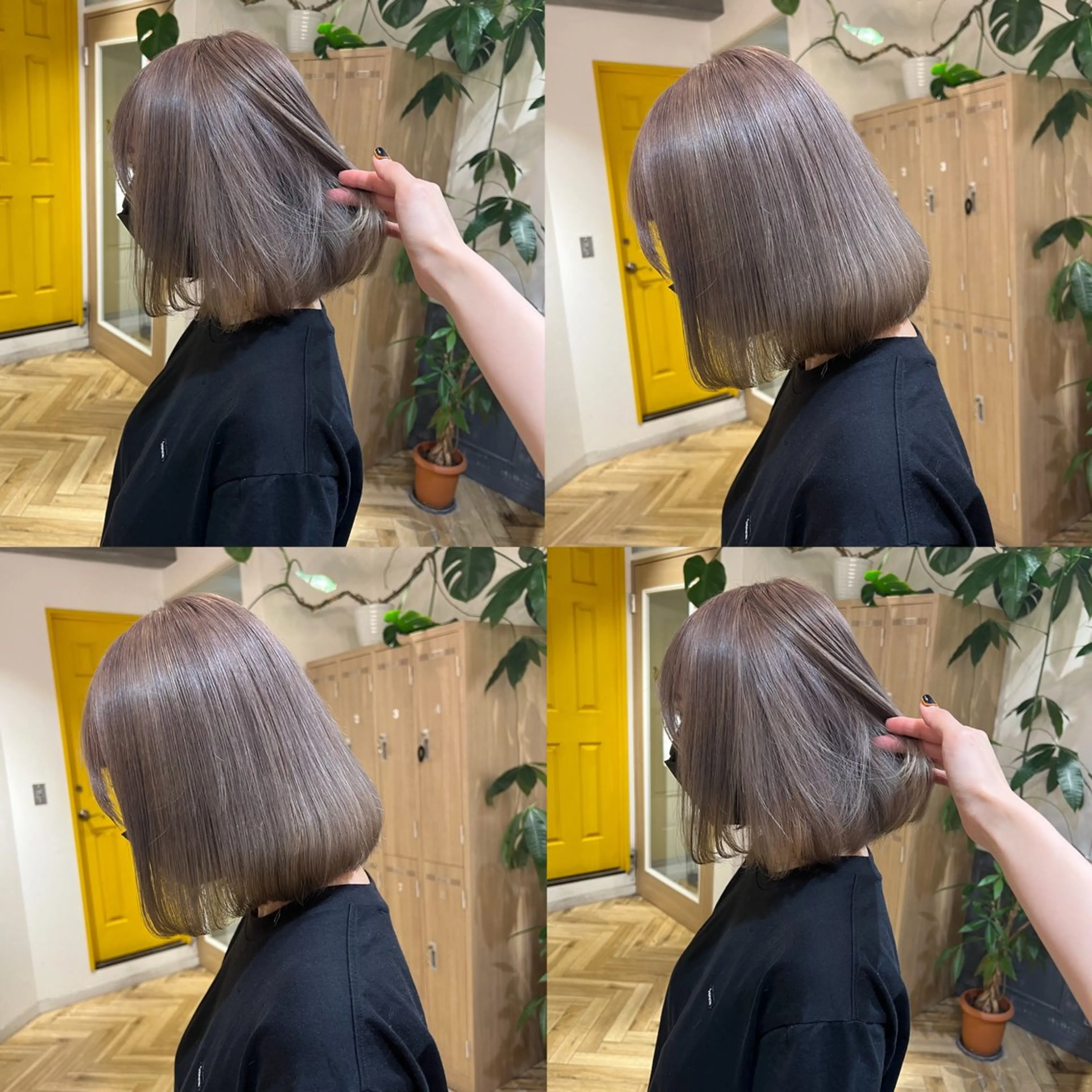 ミディアム 艶カラー/韓国顔周り 🎀mamiのヘアスタイル