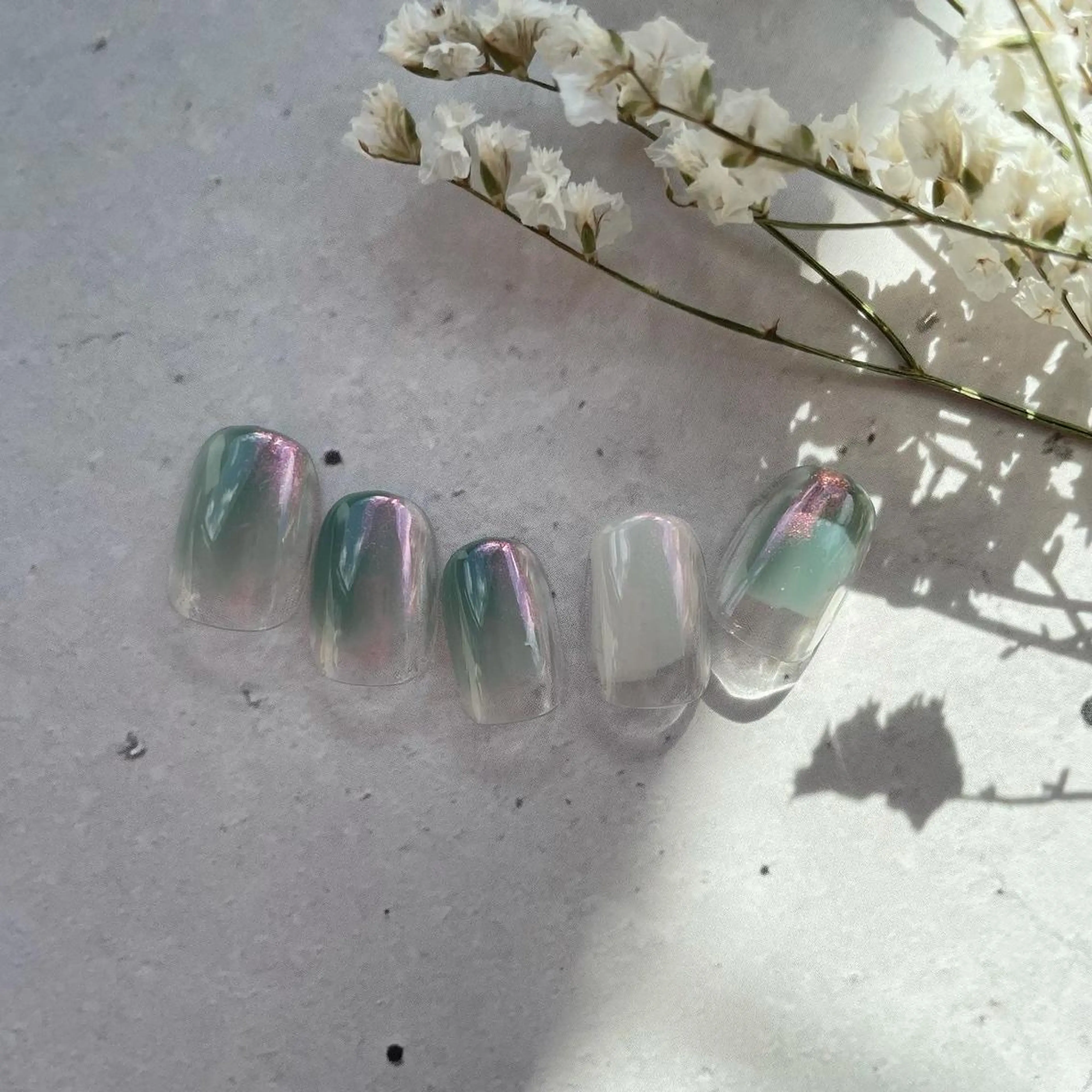 ネイル アートネイル カジュアル ニュアンスネイル オフィスネイル ショートネイル ハンドネイル kanako nail所属・popolina kanakoのネイルデザイン