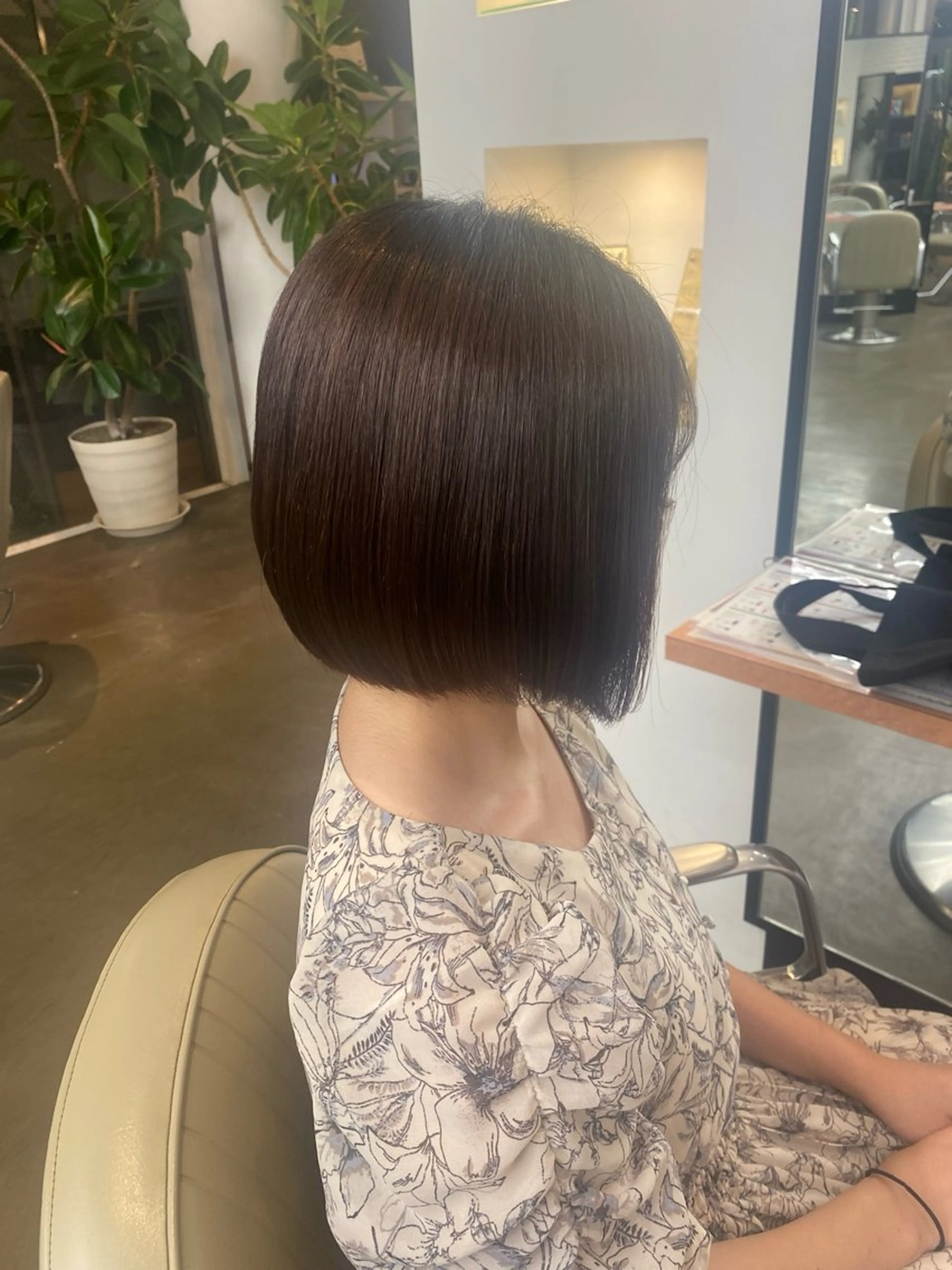 ショート ボブ DIFINOaoyama所属・🎧ayaka/ボブ /透明感カラー🩵のヘアスタイル