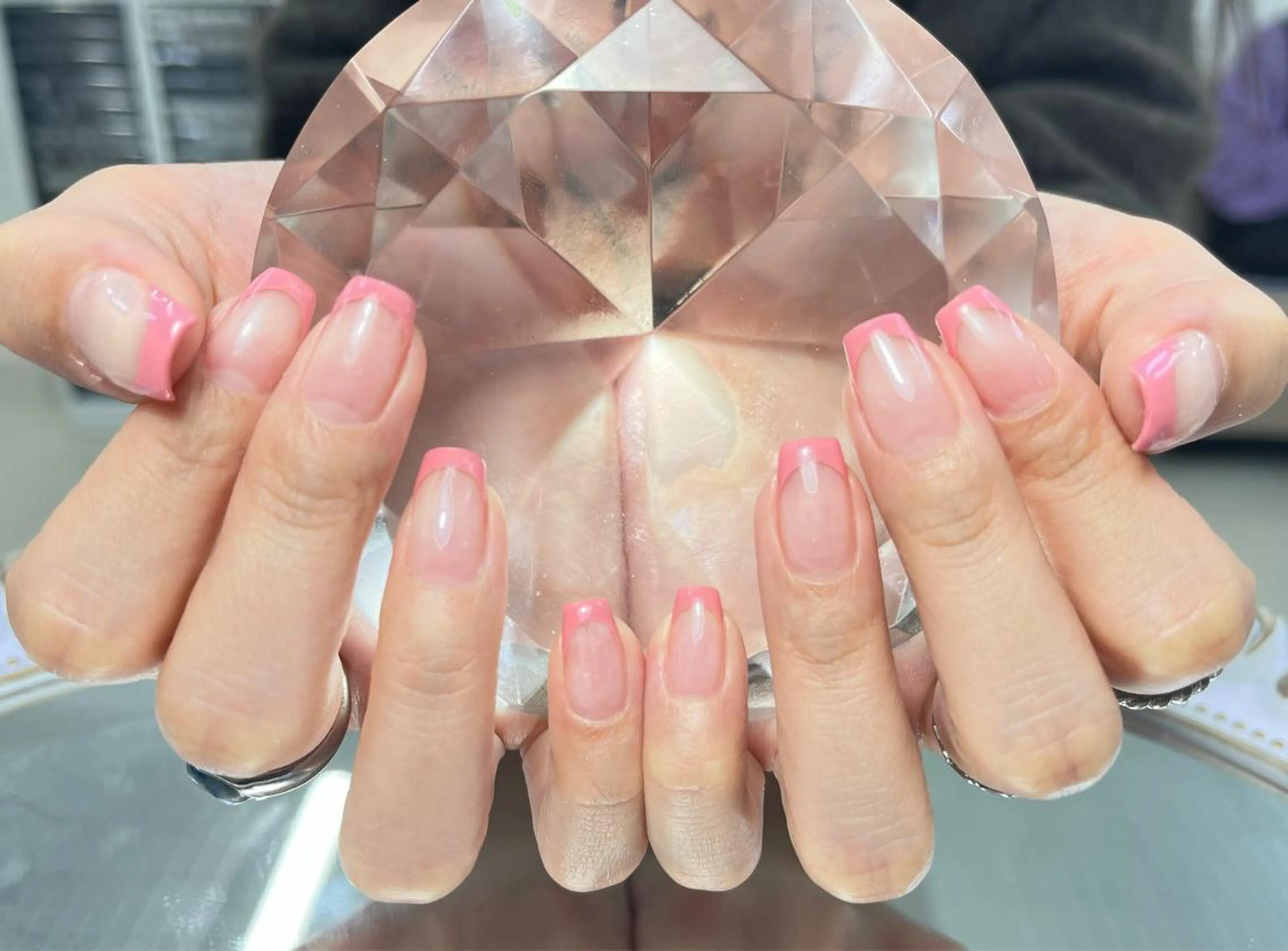 ネイル フレンチネイル ToliyDeliy Nail Salonのネイルデザイン