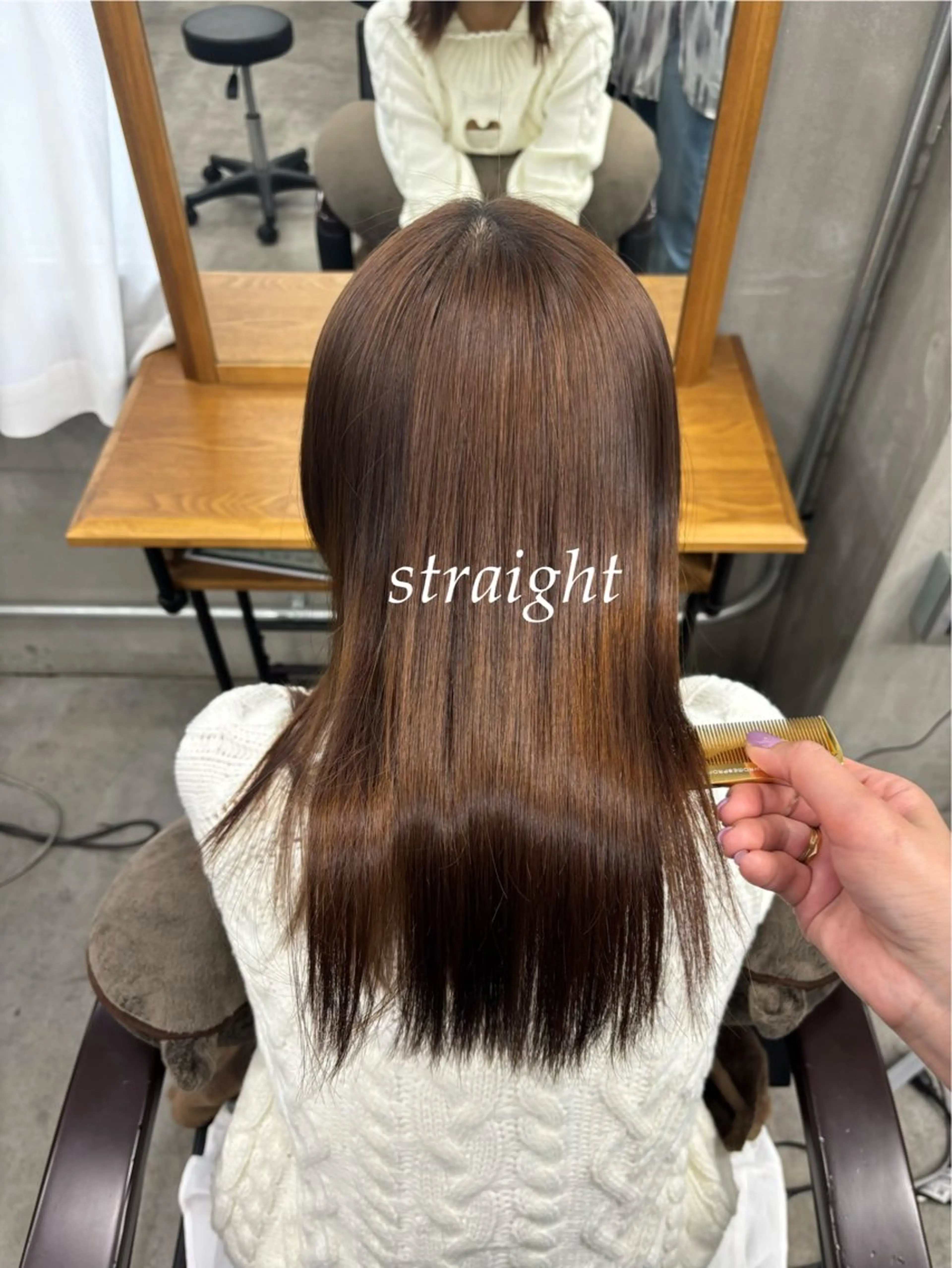 ロング 髪質改善 ✨ブリーチなし透明感 ✨カラー💍Yuriのヘアスタイル