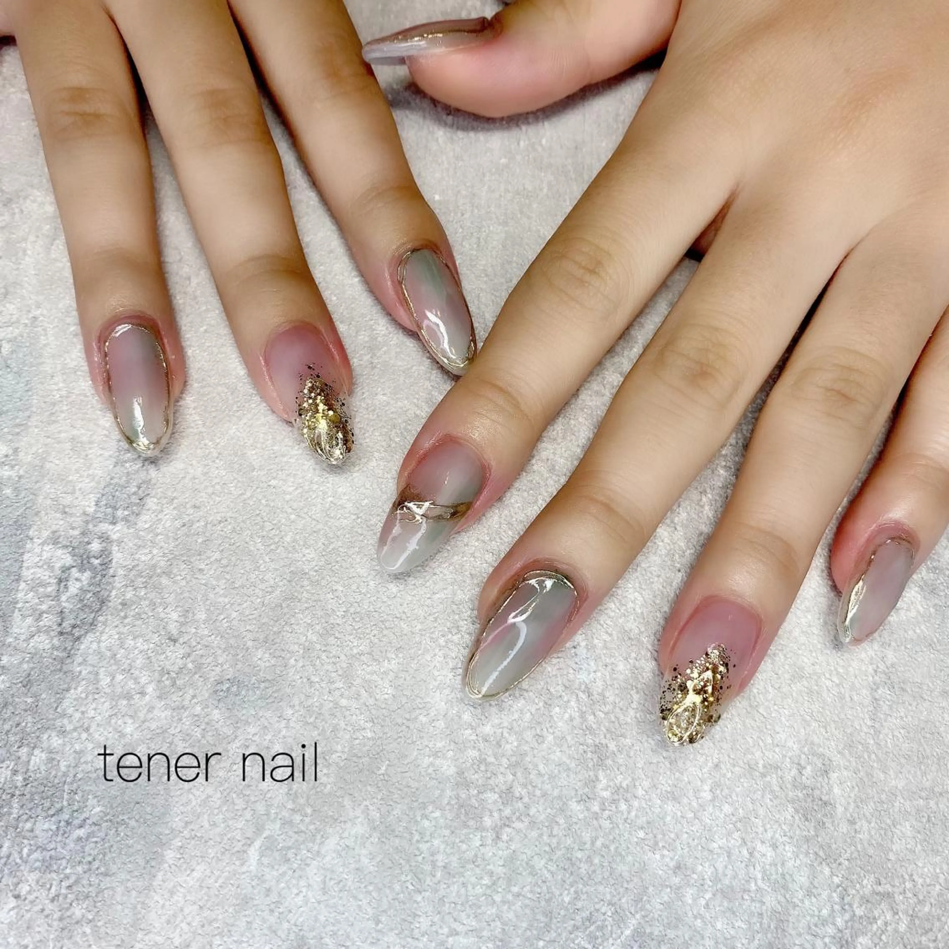 ネイル ニュアンスネイル スカルプネイル tener  nail  テネルネイル所属・テネルネイル tener nailのネイルデザイン