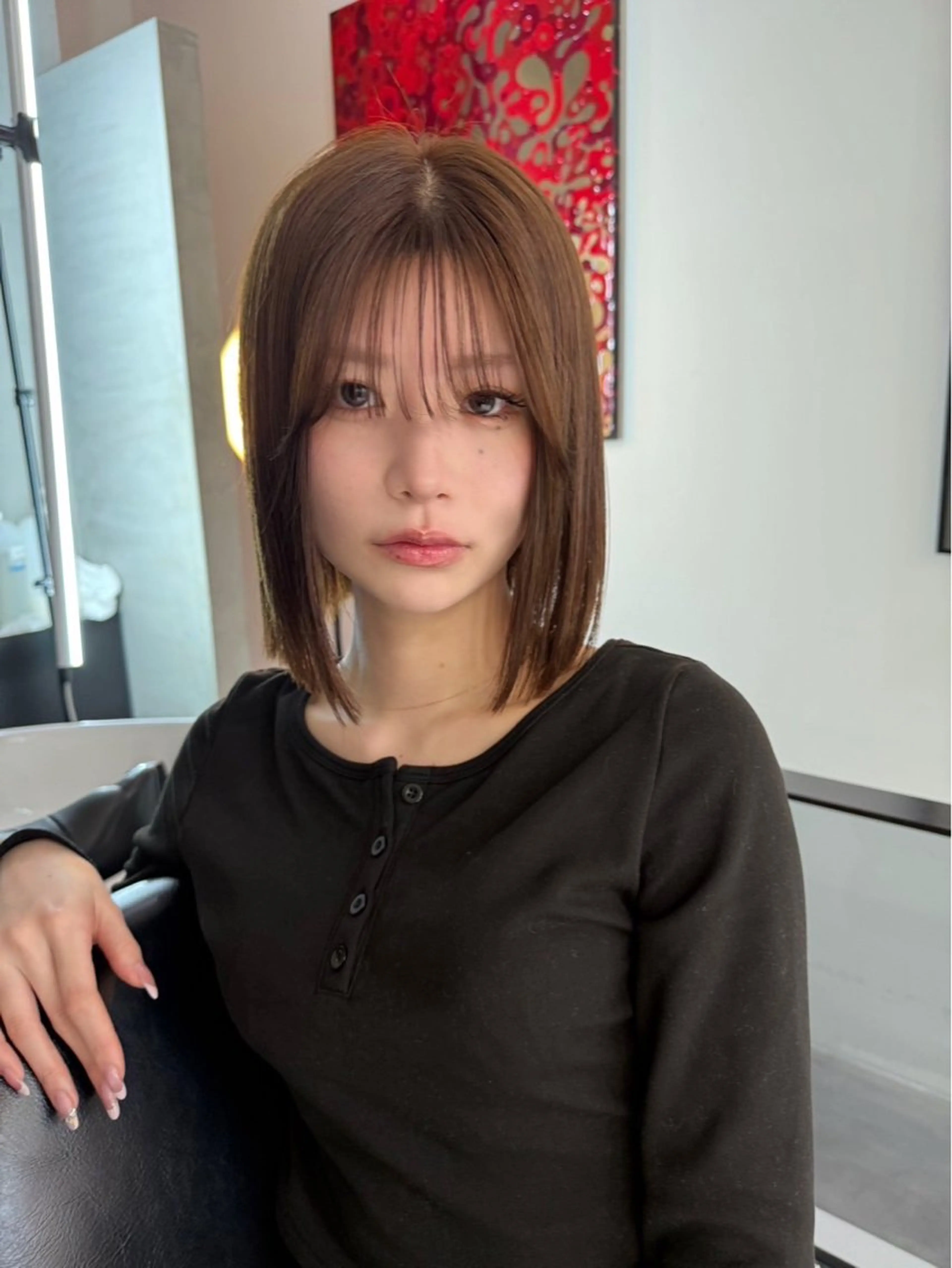 ショート ボブ RITZY ヒヨリのヘアスタイル