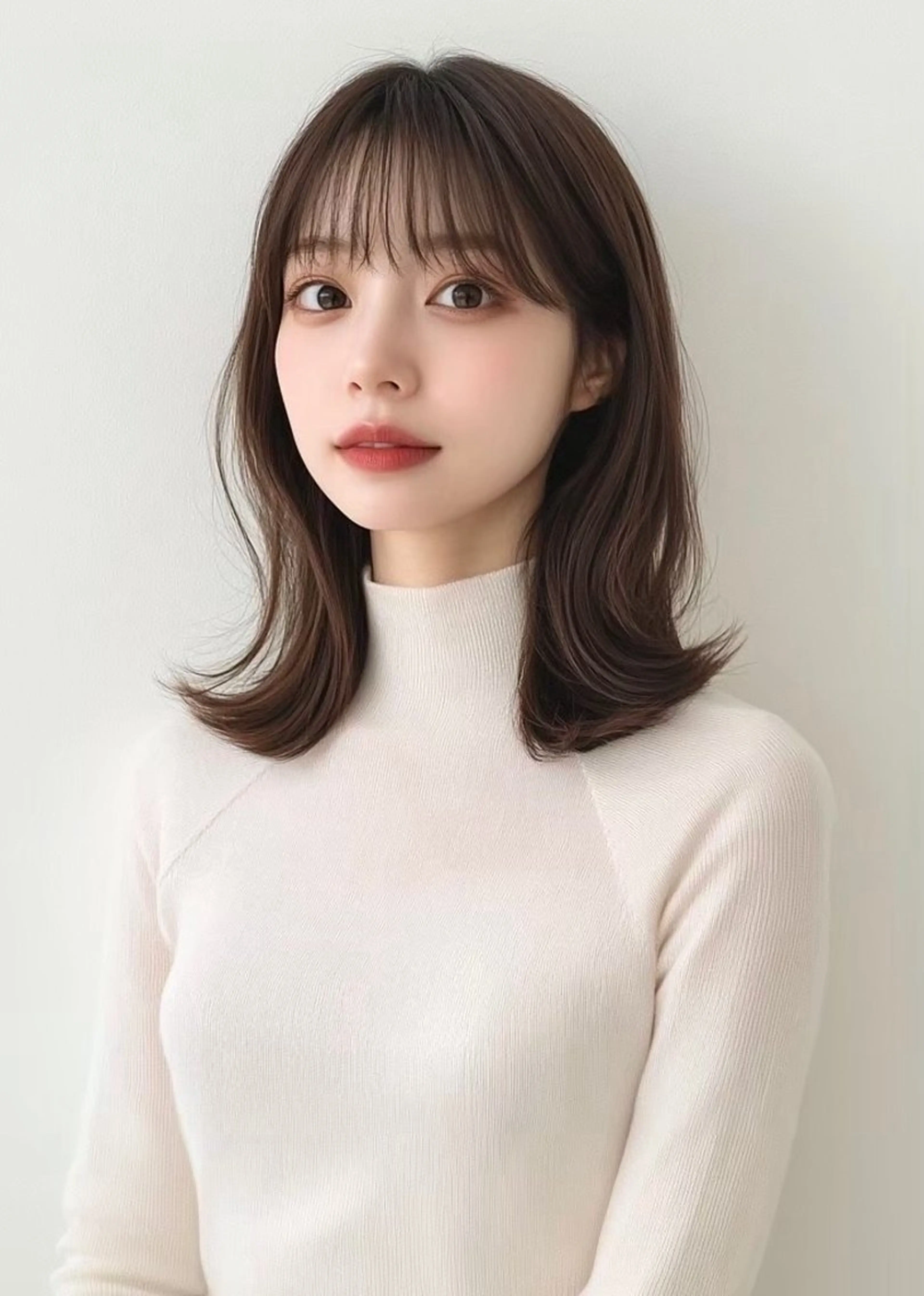 ミディアム VLOW nex the salon所属・韓国風/髪質改善/ ナガヤアキラのヘアスタイル