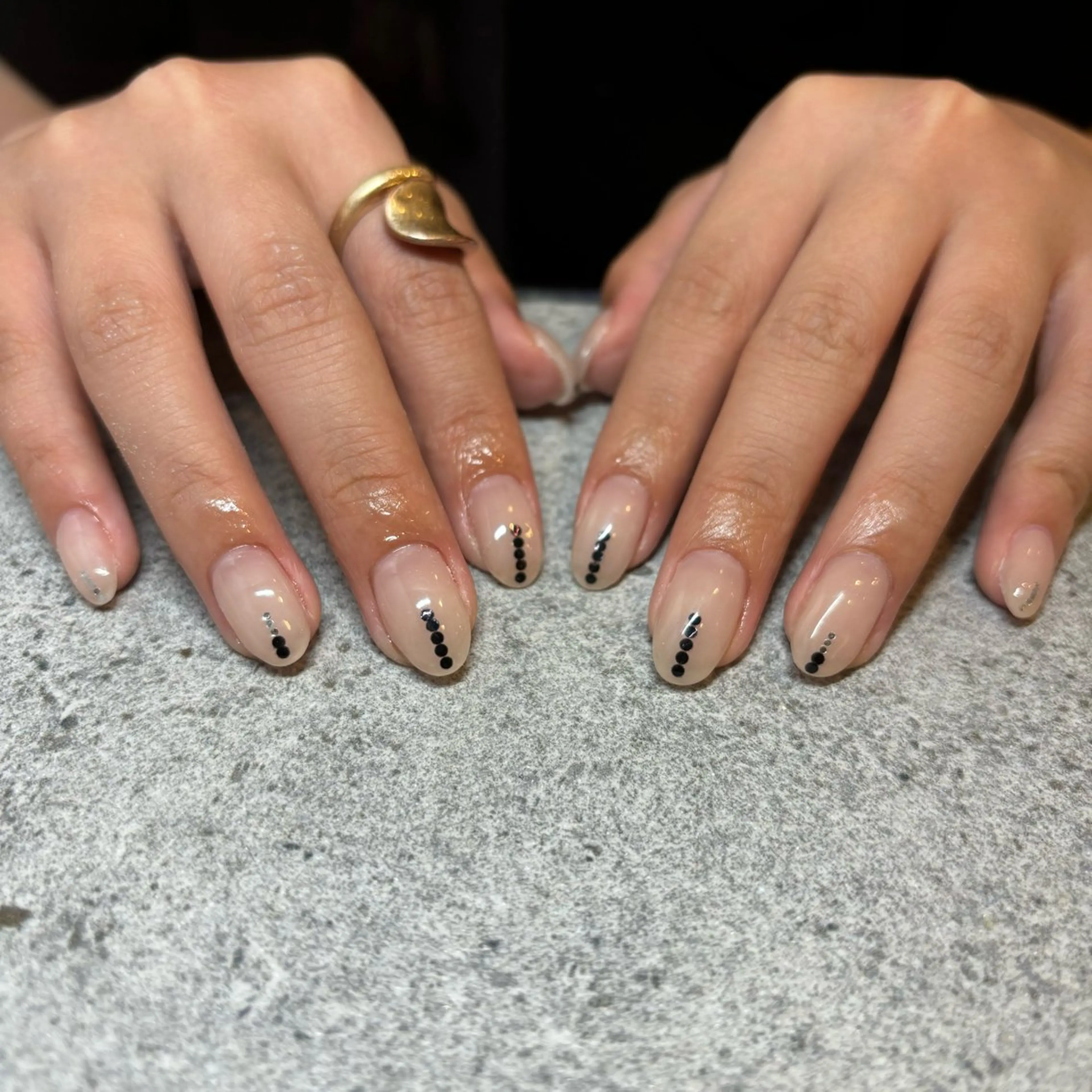 ネイル ホログラムネイル シルバー akane .hのネイルデザイン