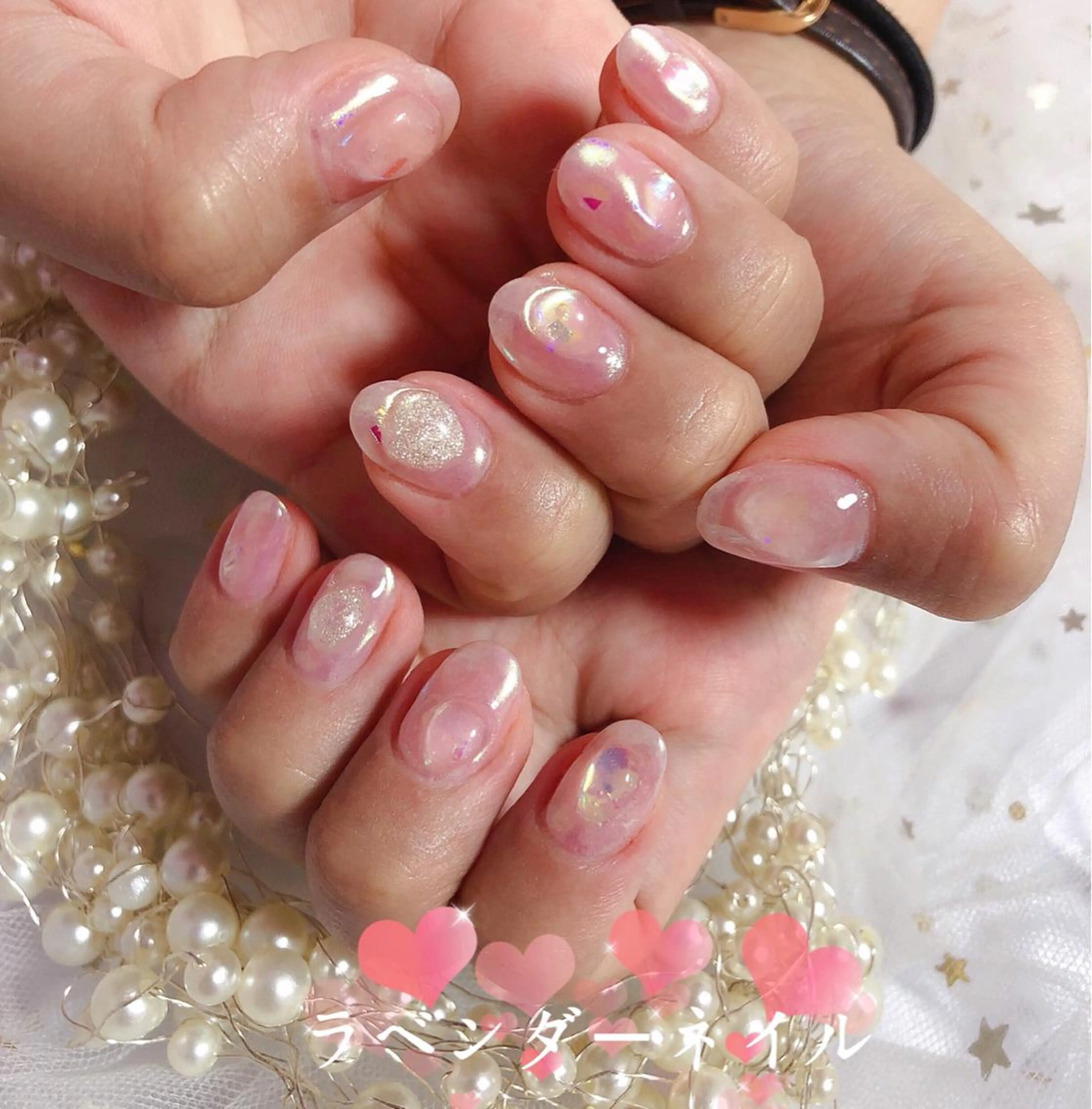 ネイル ラベンダー💖日暮里 ルル💖ネイルのネイルデザイン