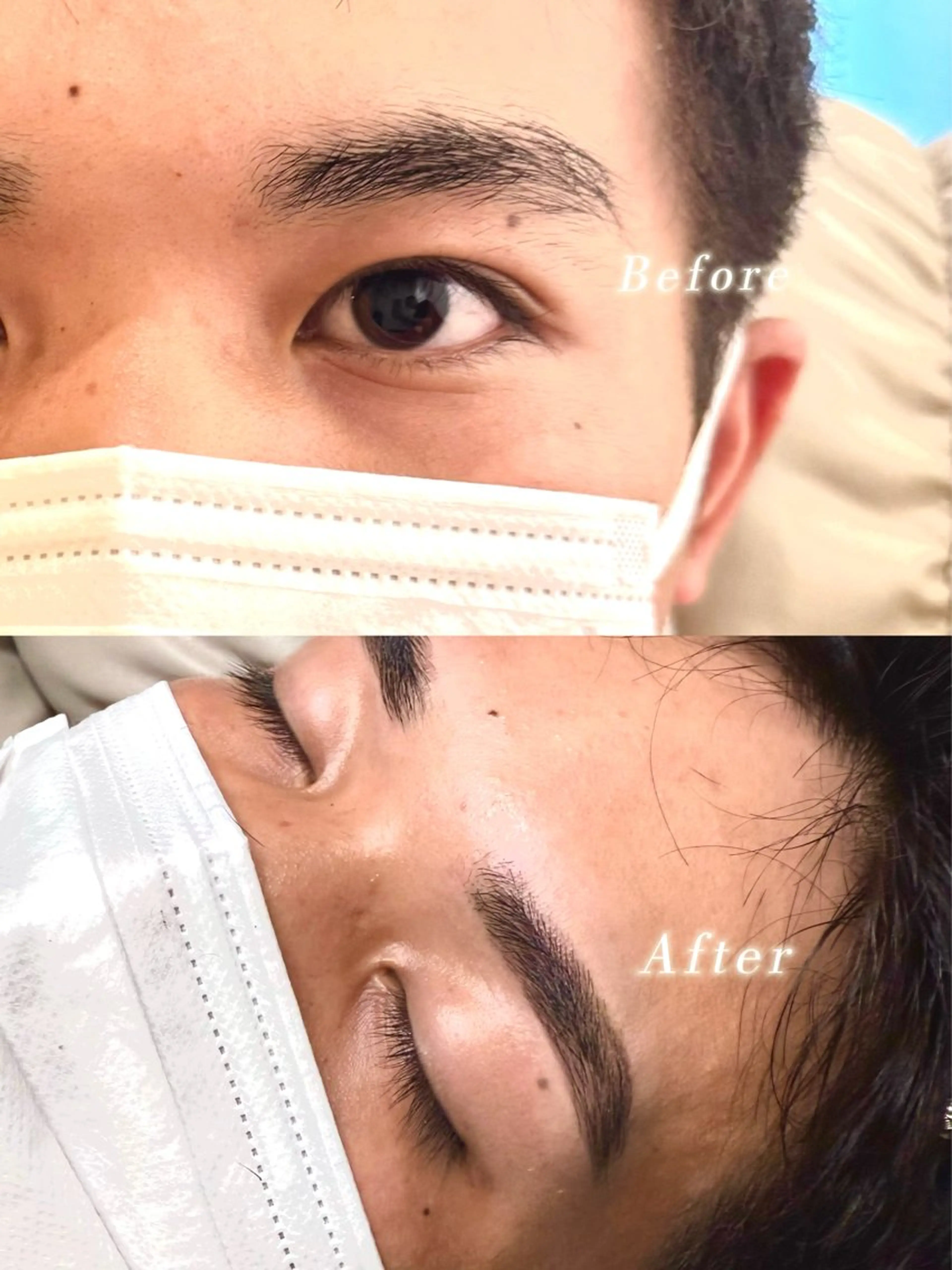 【練習モデル】メンズアイブロウの写真