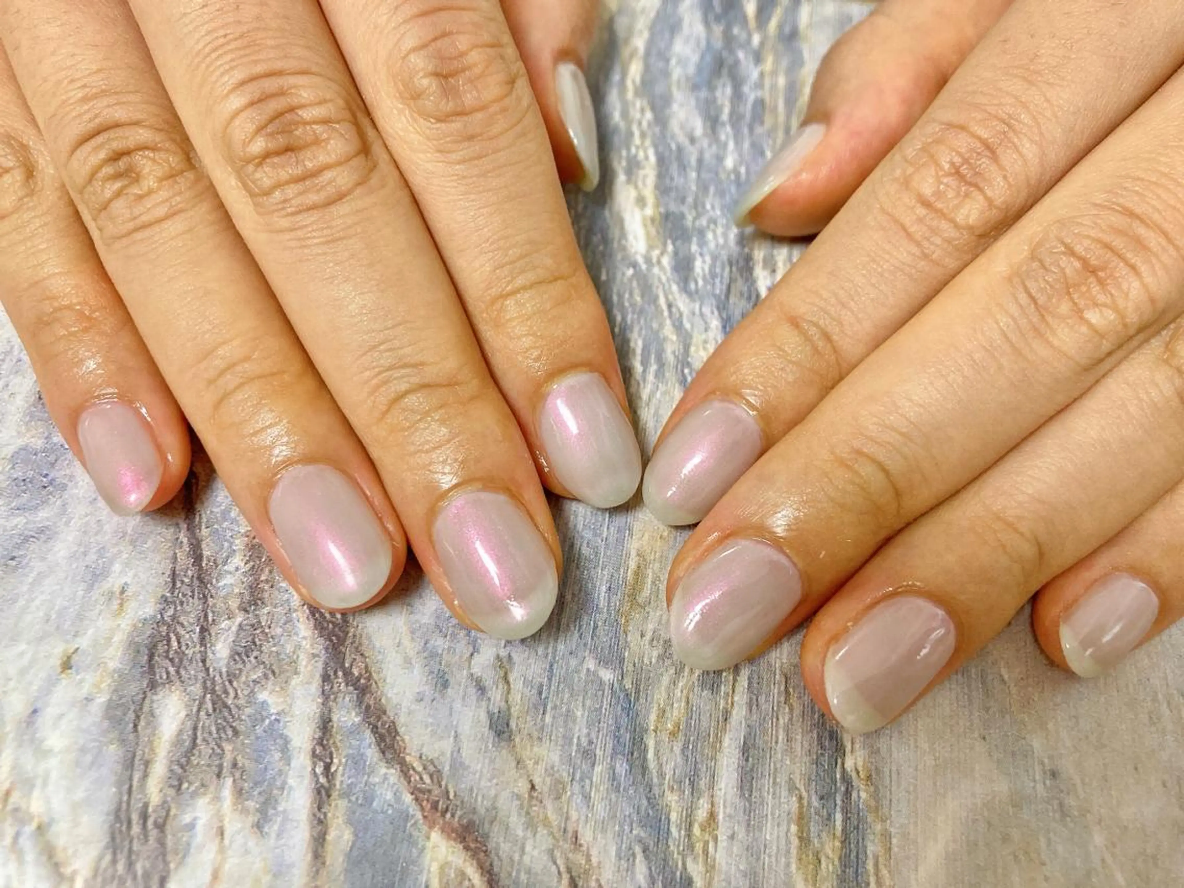 ネイル ワンカラーネイル ハンドネイル Mogu nail 二子玉川のネイルデザイン