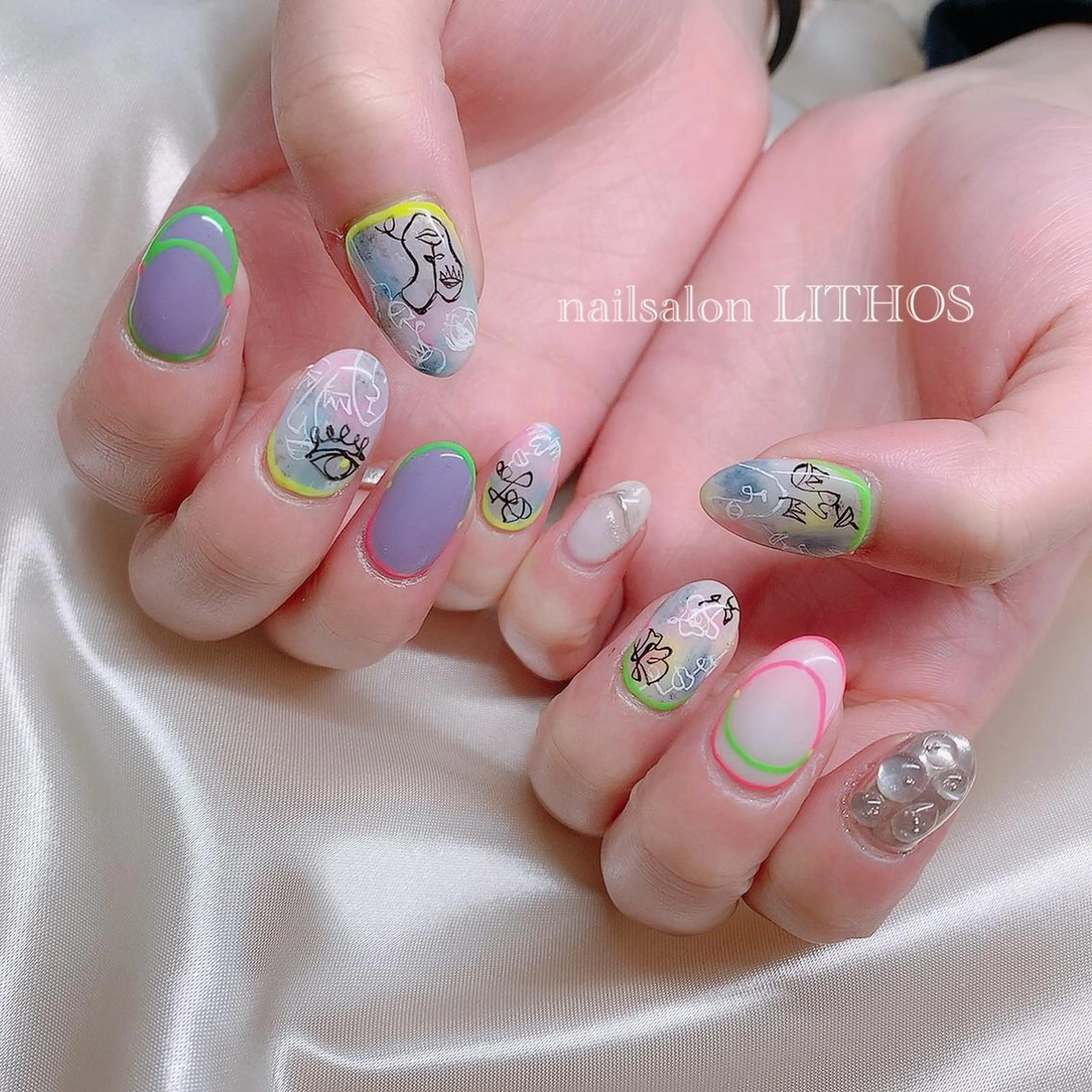 ネイル ハンドネイル nailsalon Lithos所属・nailsalon Recontreのネイルデザイン