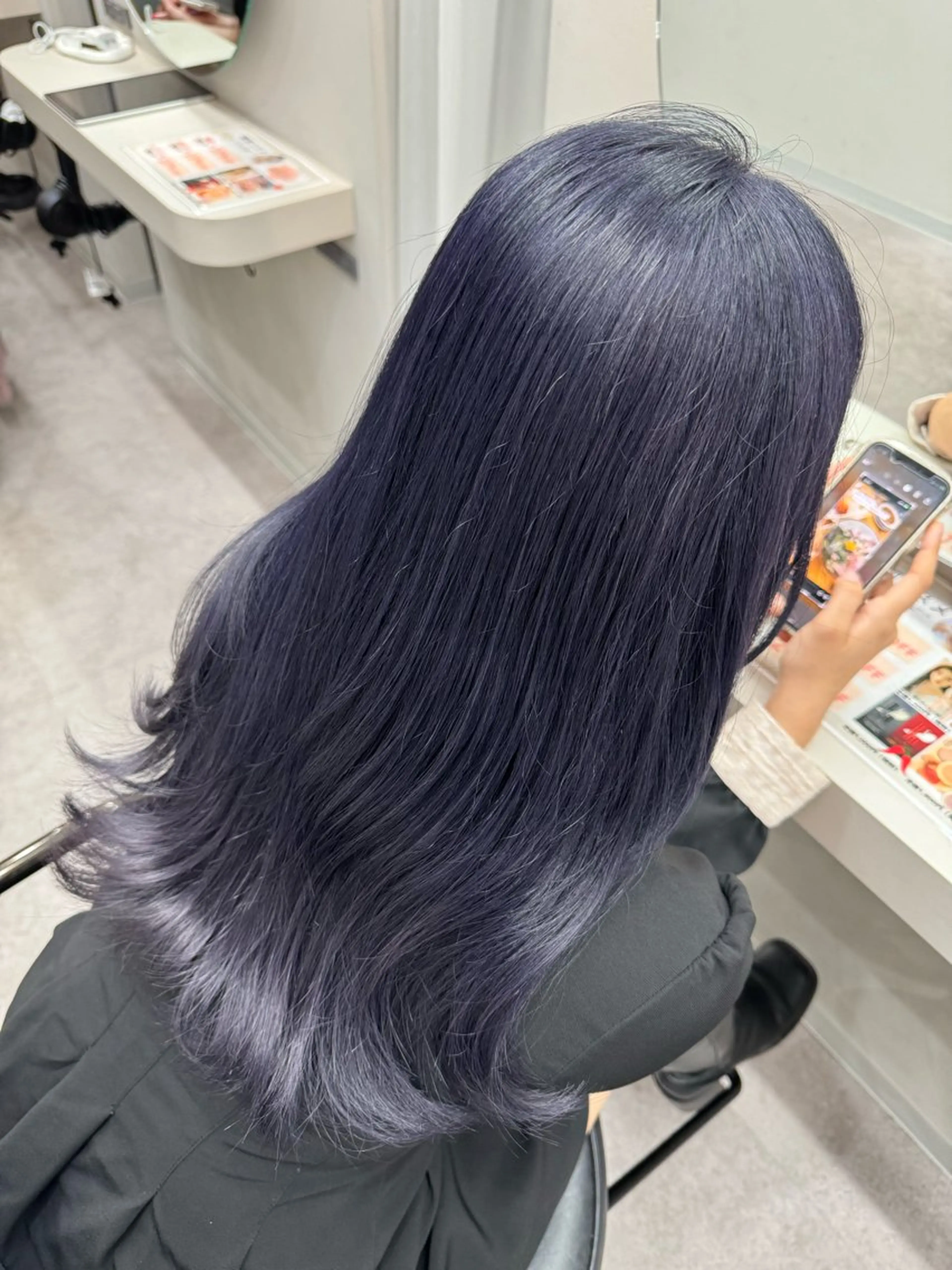 カラー ブルーカラー ブルーラベンダー ラベンダーカラー Ayuki /福岡美容室のヘアスタイル