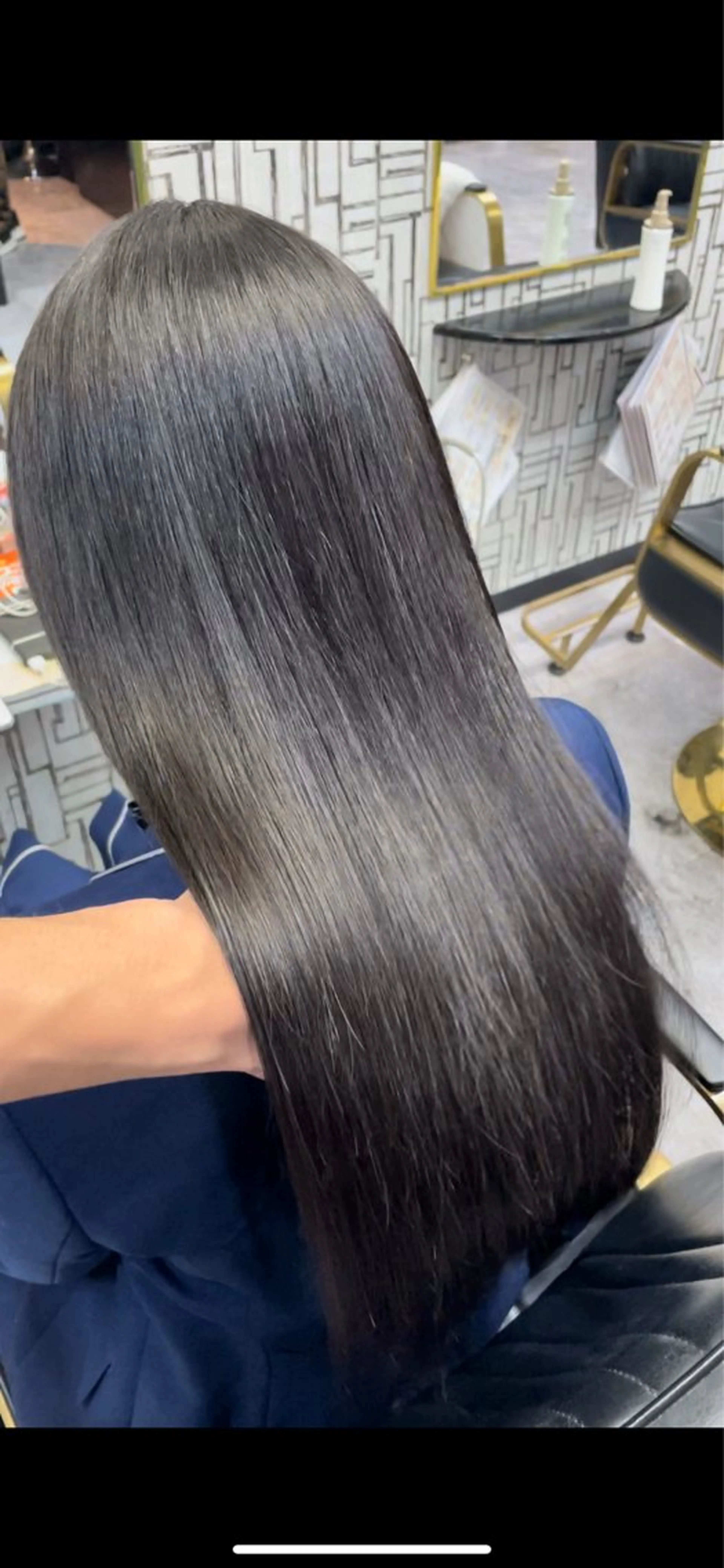 ロング 縮毛矯正 池田 亮雅のヘアスタイル