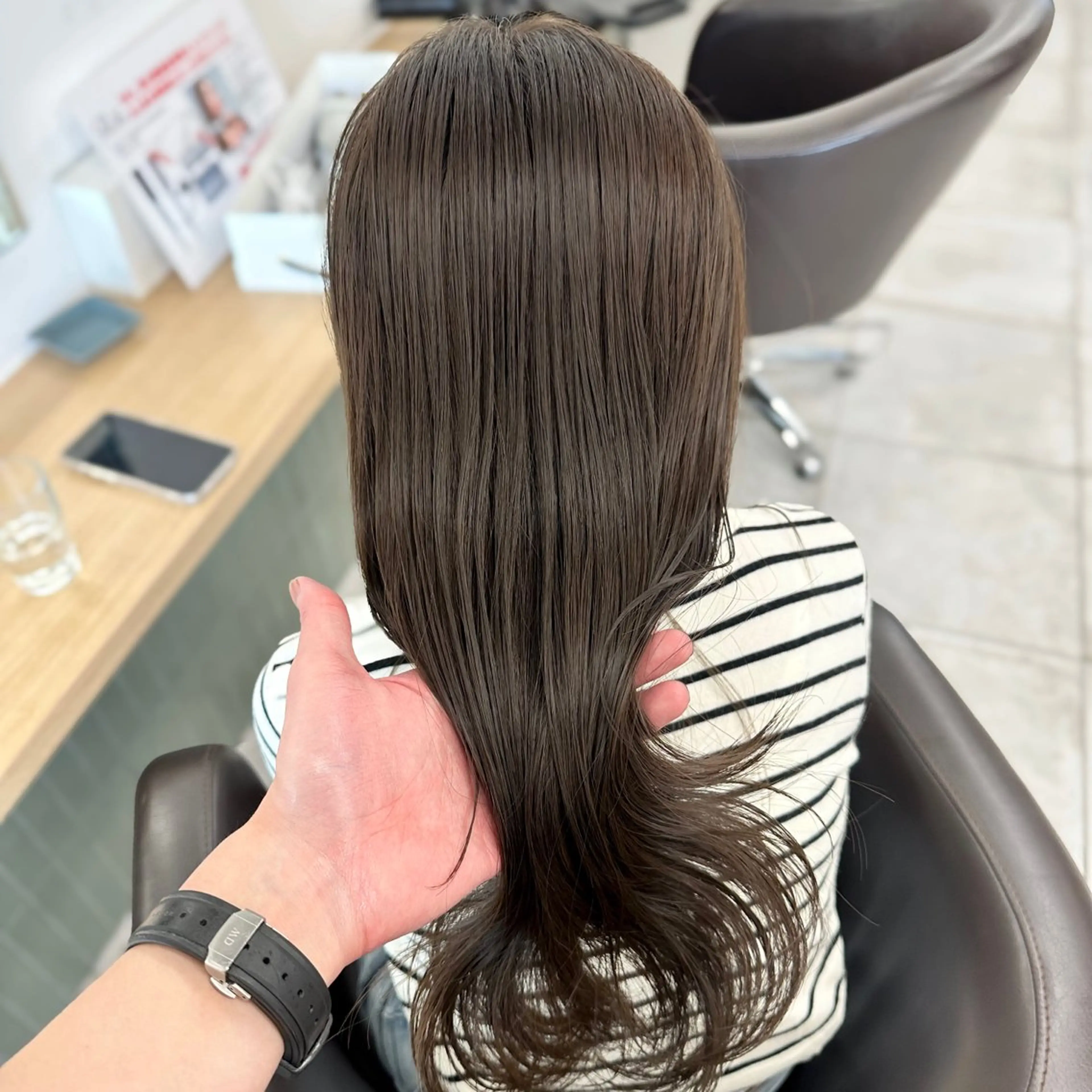 ロング カラー カット ヘアカラー トリートメント ブリーチなし/レイヤ ー特化🌈Tommyのヘアスタイル