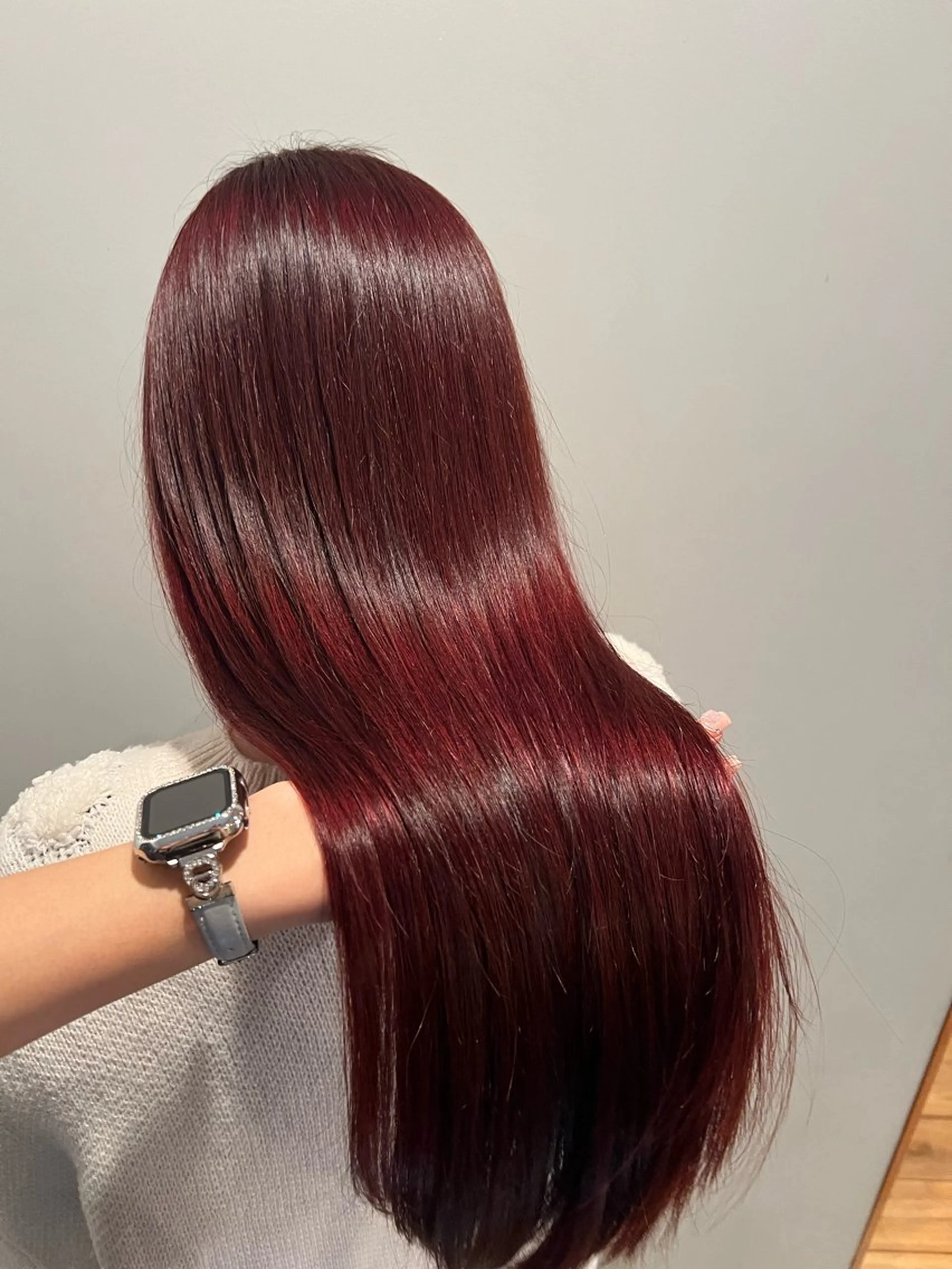 セミロング カラー カット ヘアカラー トリートメント ミディアムレイヤー/ 艶カラー🎀 emiのヘアスタイル