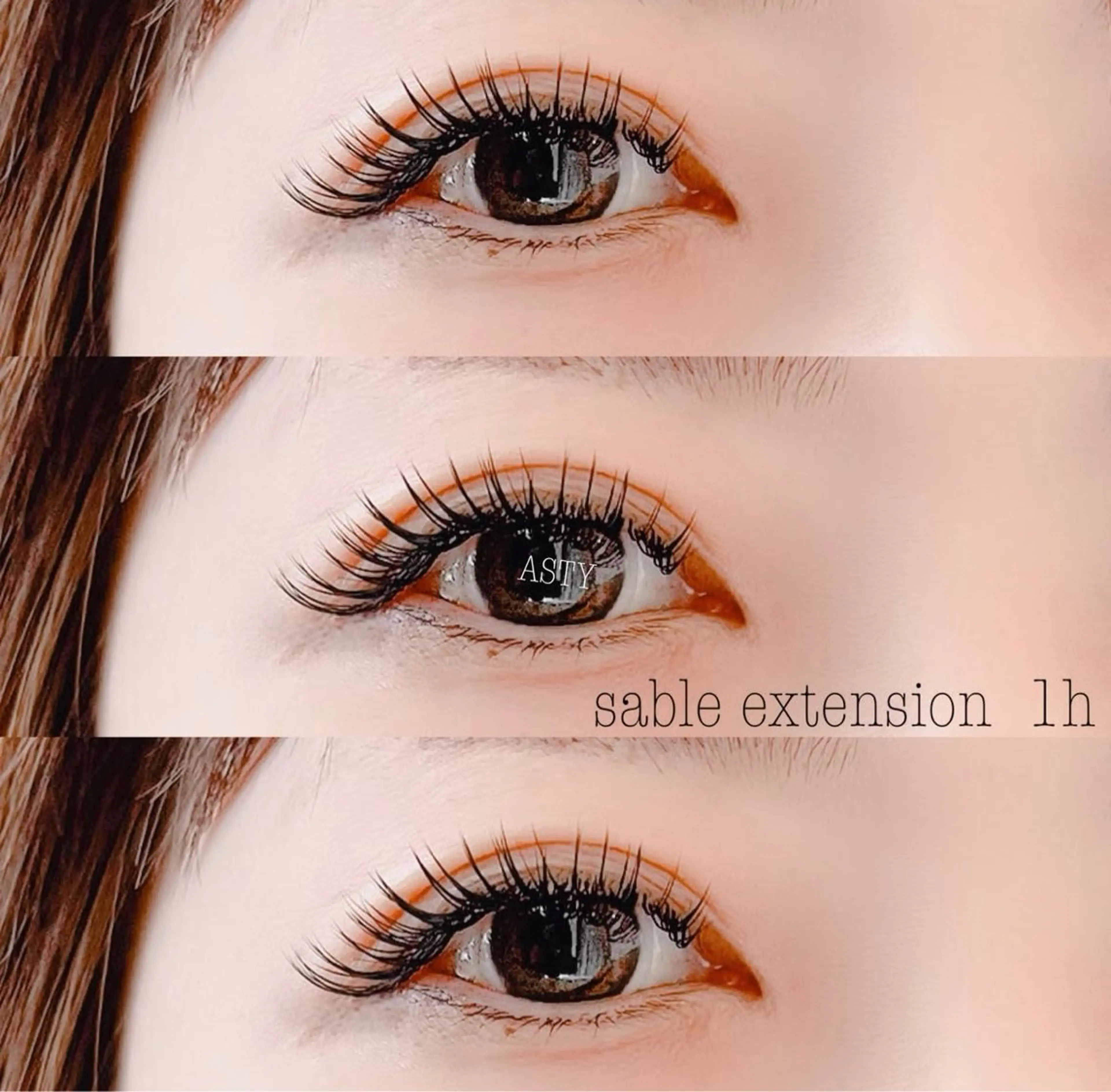 マツエク・マツパ ASTY marinaのマツエク・マツパデザイン