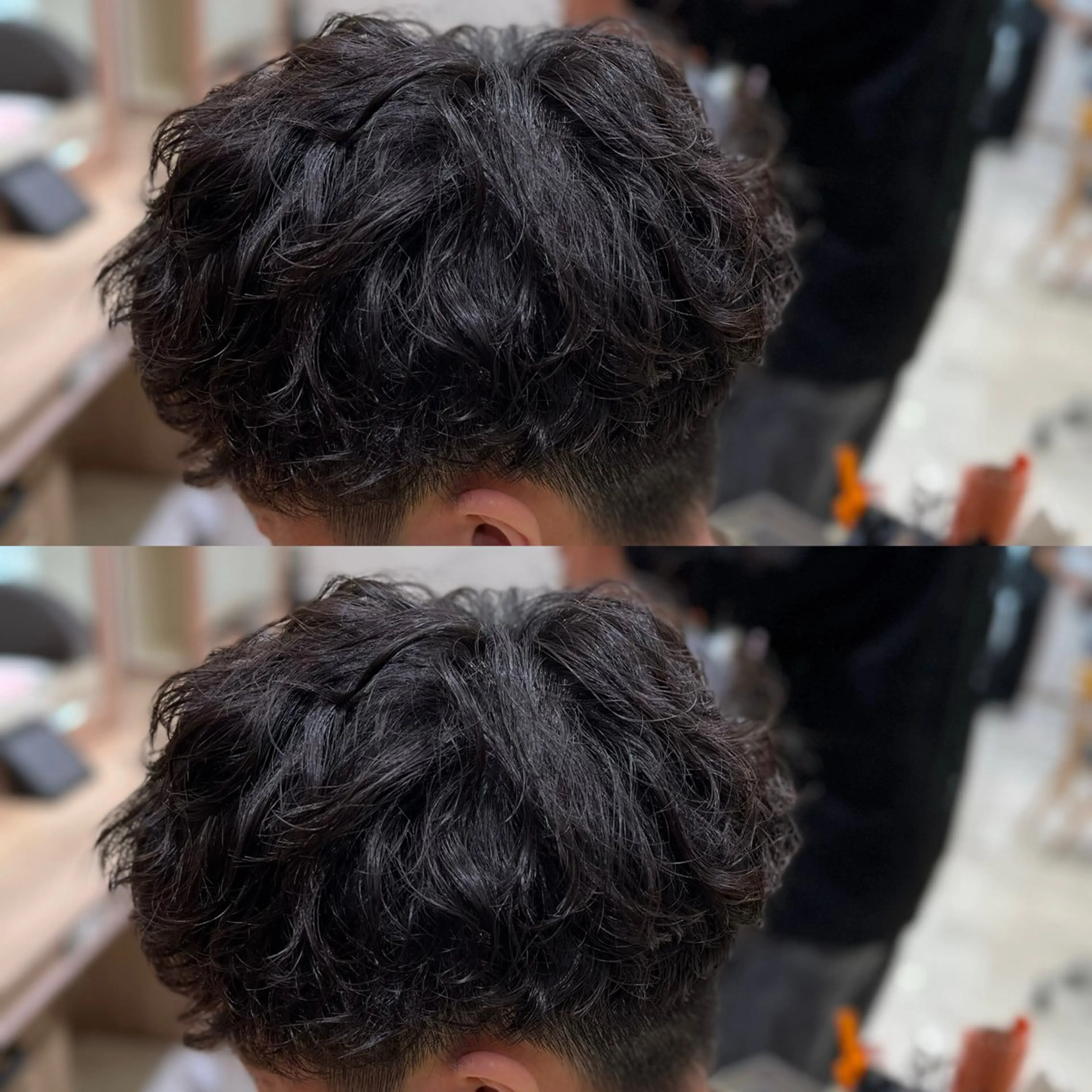 パーマ メンズ メンズパーマ ニュアンスパーマ スパイラルパーマ カット パーマ トリートメント ヘアセット 【メンズパーマ✨️ フェザーパーマ】岩城のヘアスタイル