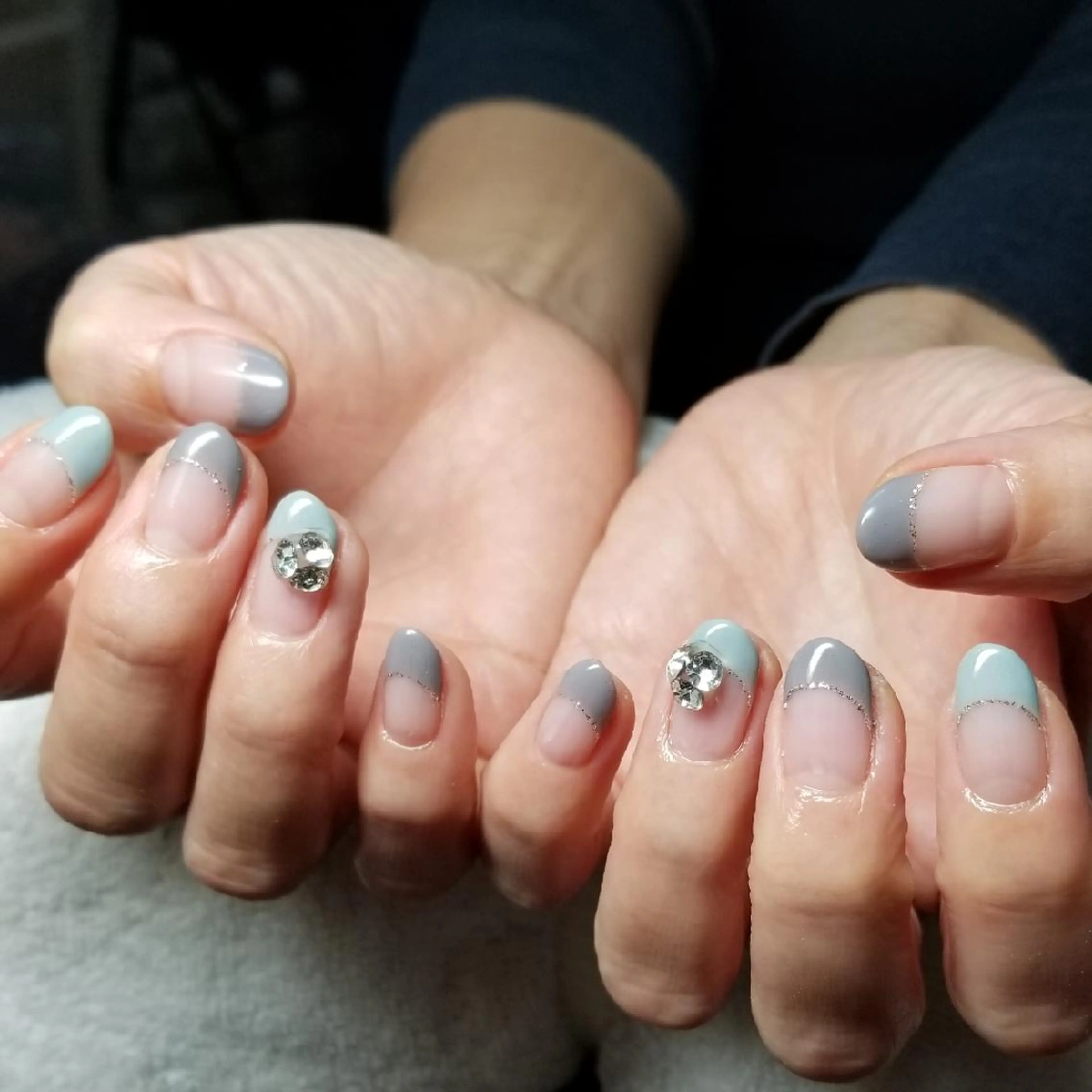 ネイル フレンチネイル ハンドネイル L'instant  Nail Artzのネイルデザイン