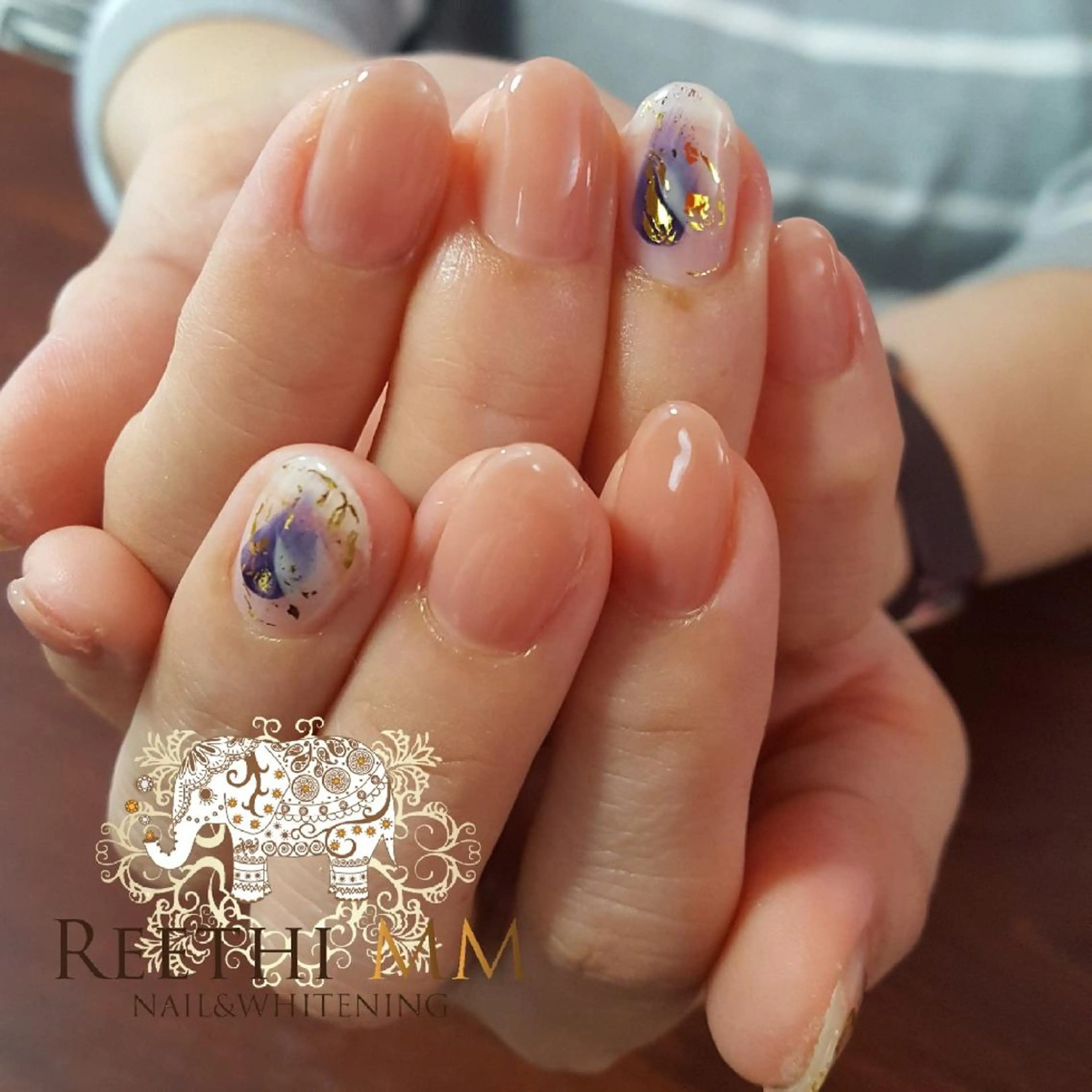 ネイル シンプルネイル ネイリスト riiisaのネイルデザイン