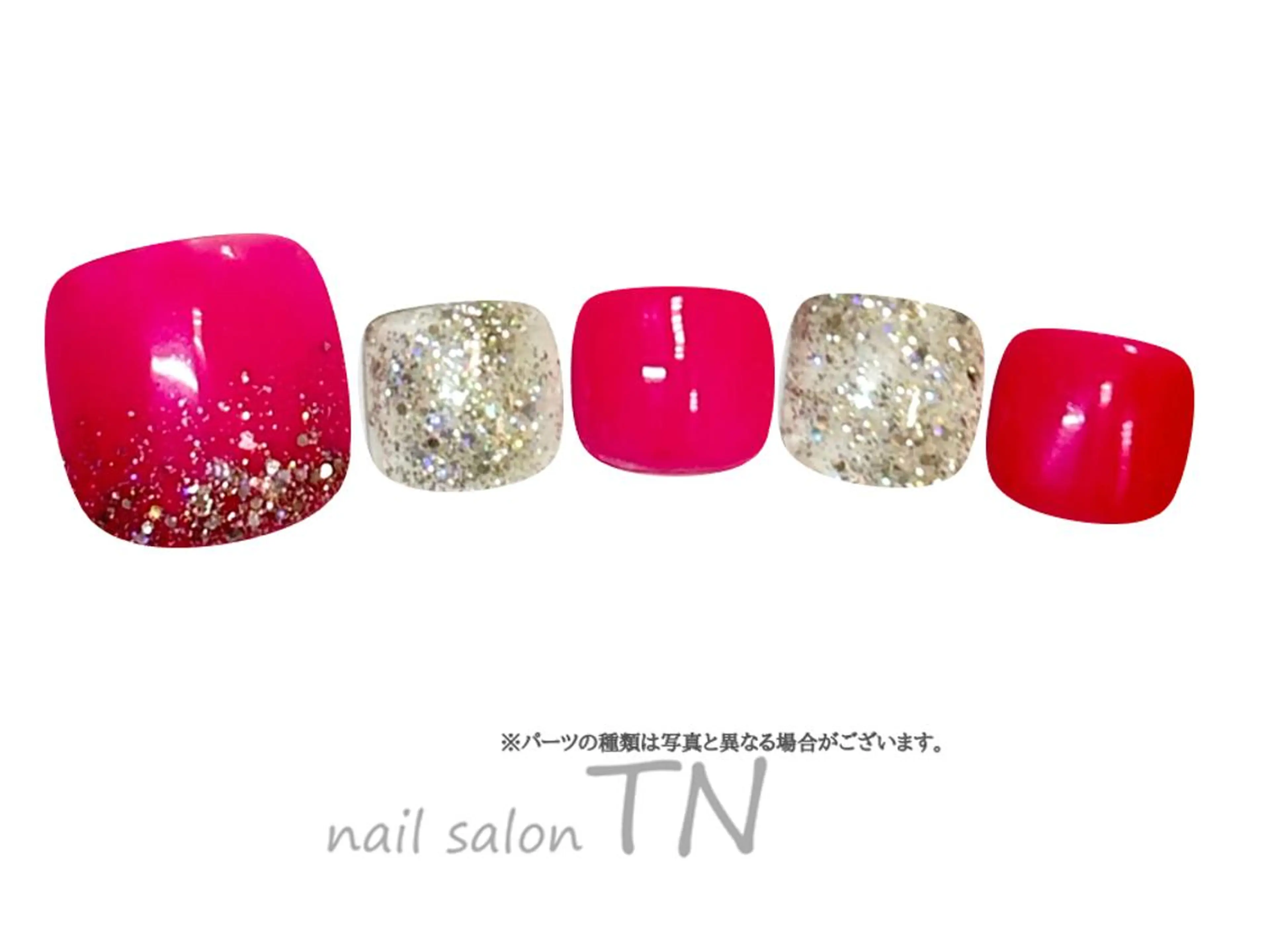 ネイル フットネイル 中島 実穂のネイルデザイン