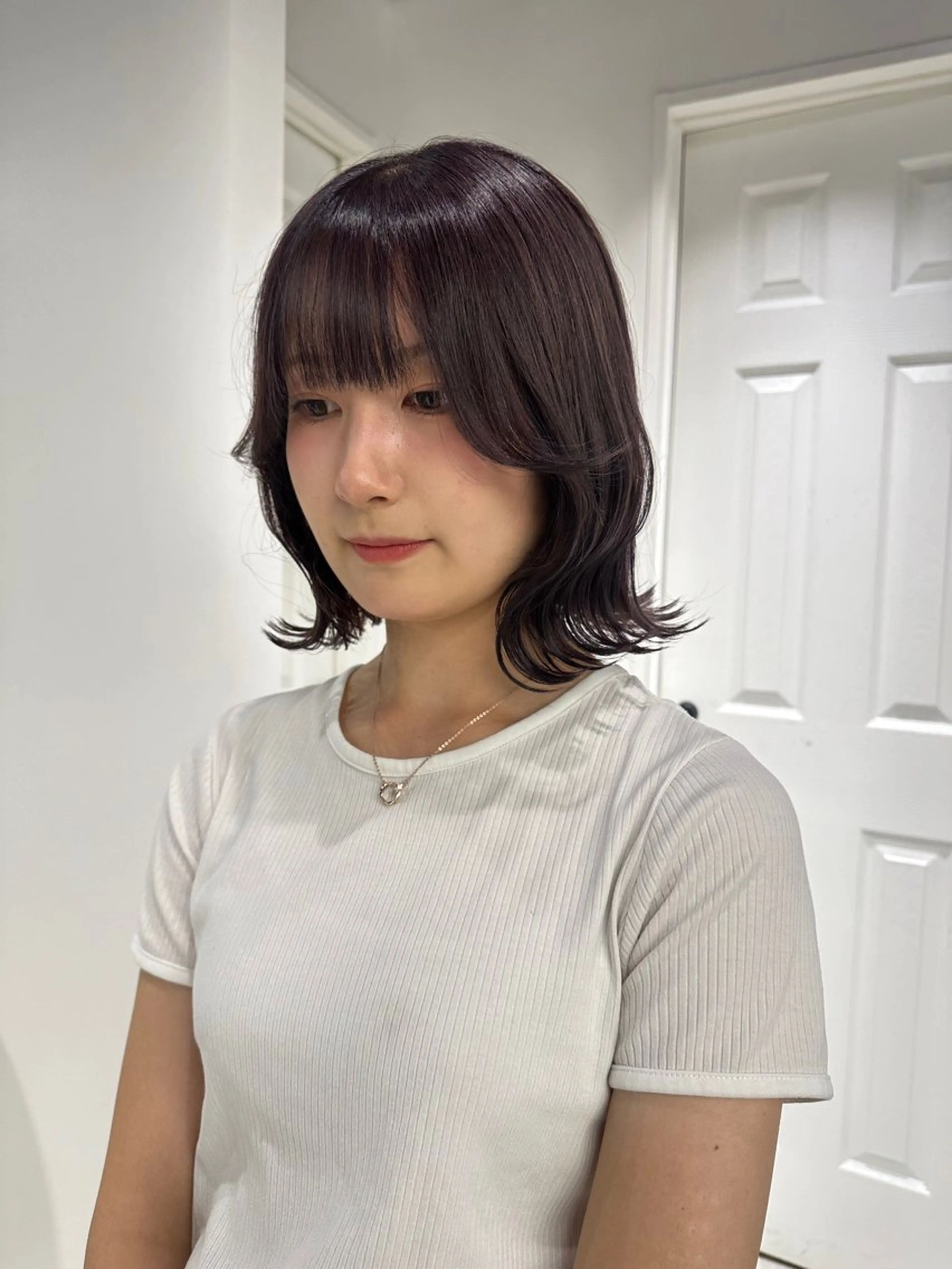 ショート カラー ブリーチ ダブルカラー ブリーチなしカラー 髪質改善 縮毛矯正 トリートメント Riko💫 olelo国立のヘアスタイル