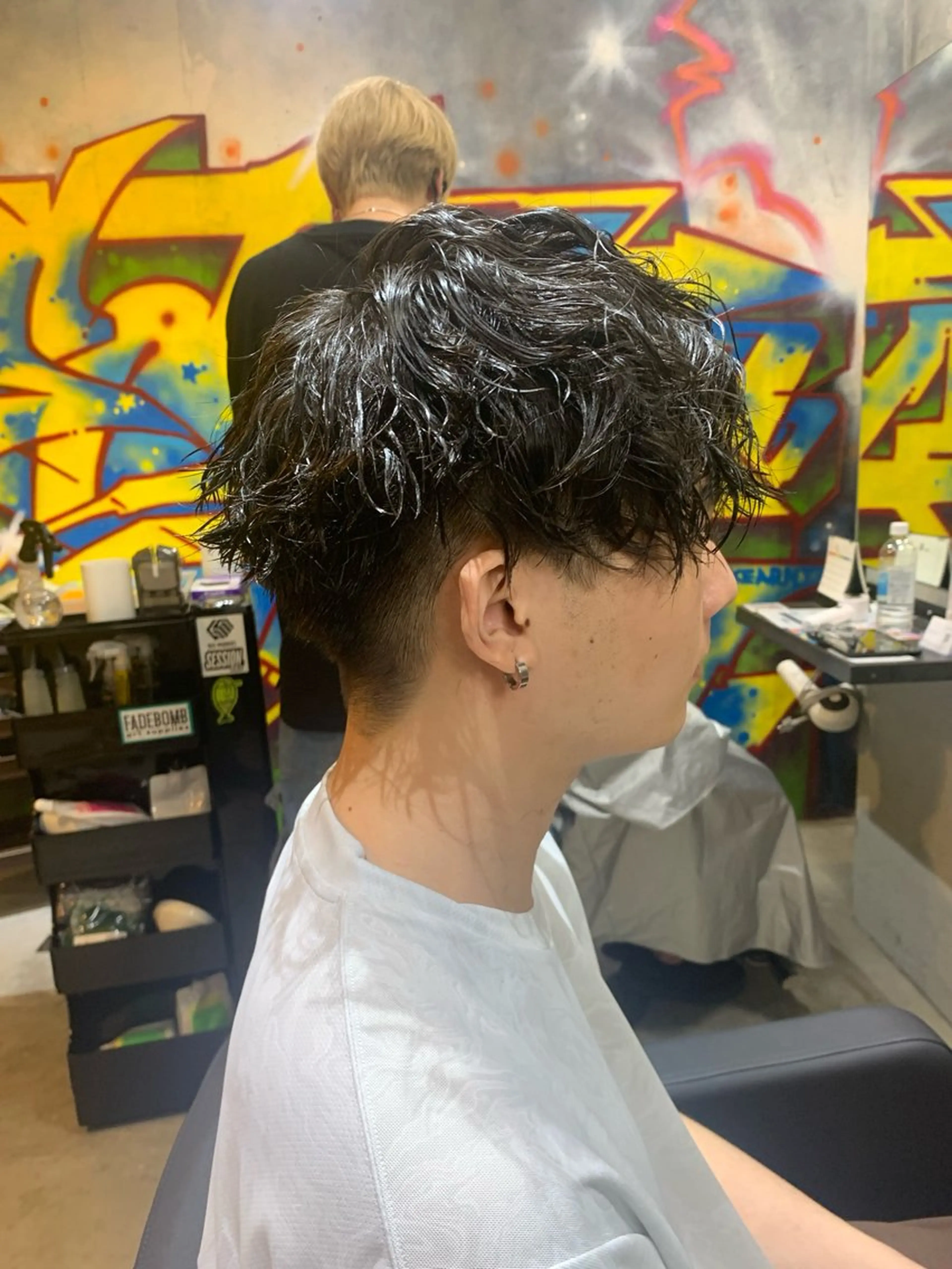 パーマ メンズ マッシュ メンズパーマ ツイストスパイラルパーマ スパイラルパーマ カット パーマ ⚡️メンズパーマ特化 mens支持◎/忠地のヘアスタイル