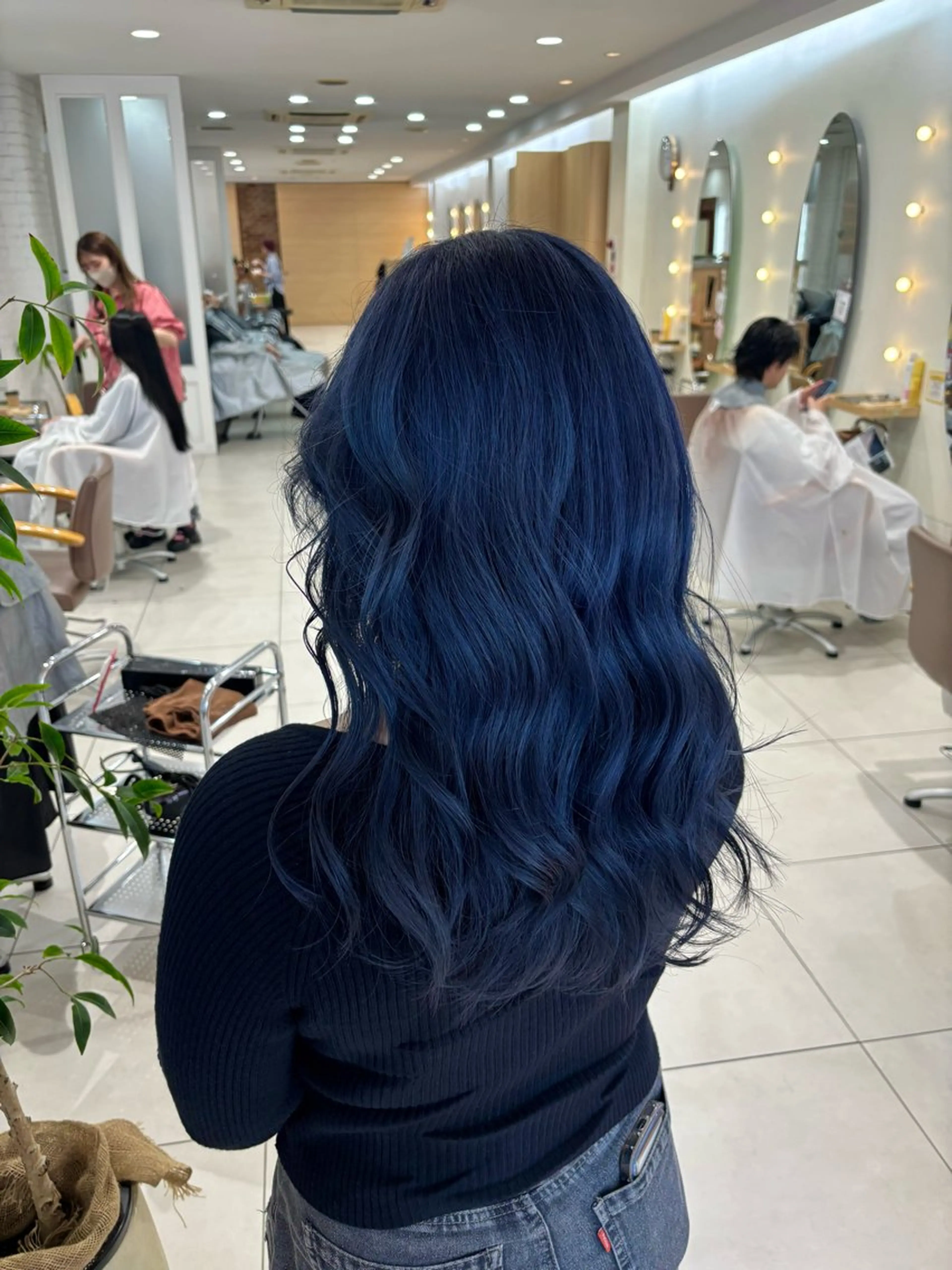 ロング ヘアカラー トリートメント 森田さち /金山/ハイトーンのヘアスタイル