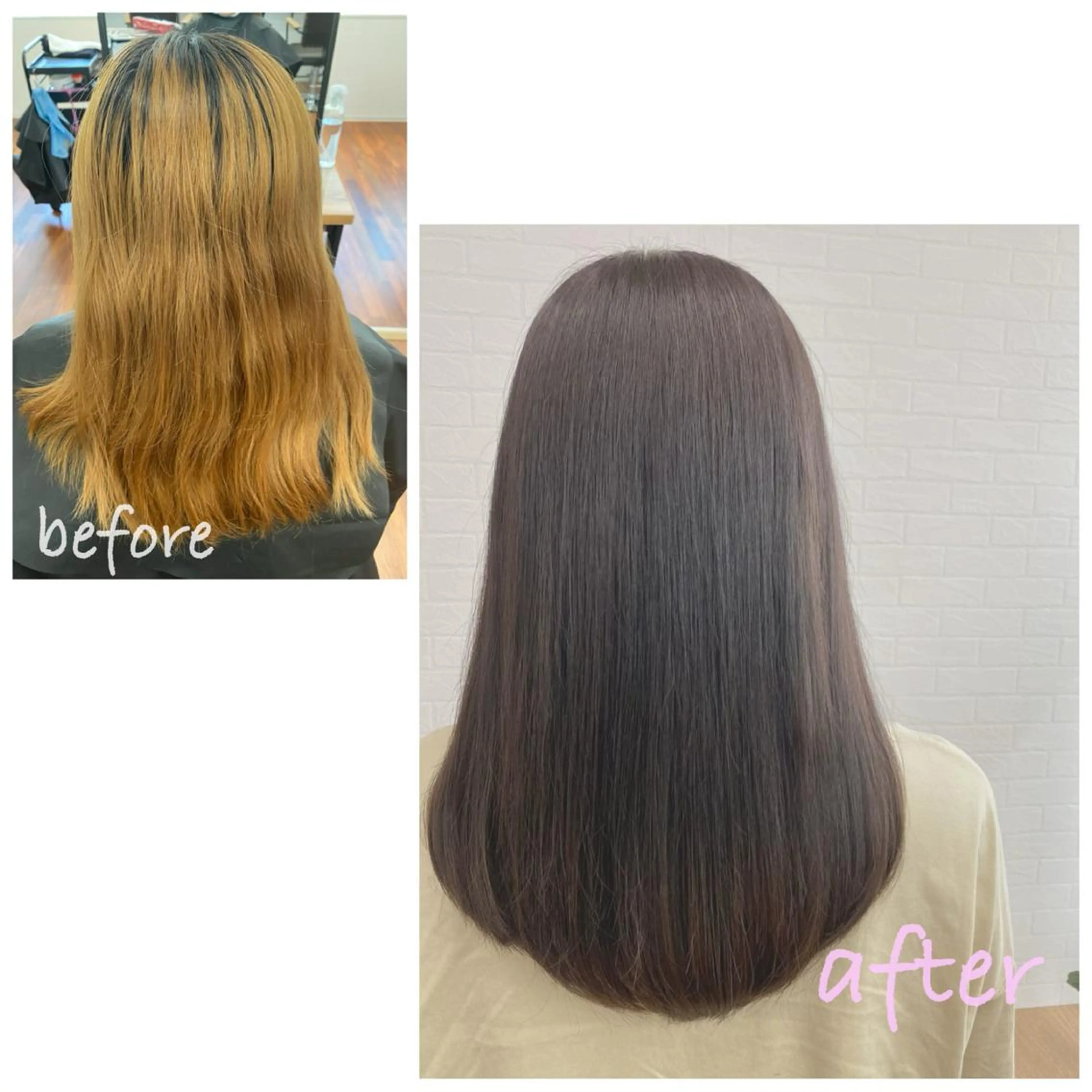 セミロング カラー GRANLUSSO 〜グランルッソ駅前店所属・木口 嘉美のヘアスタイル