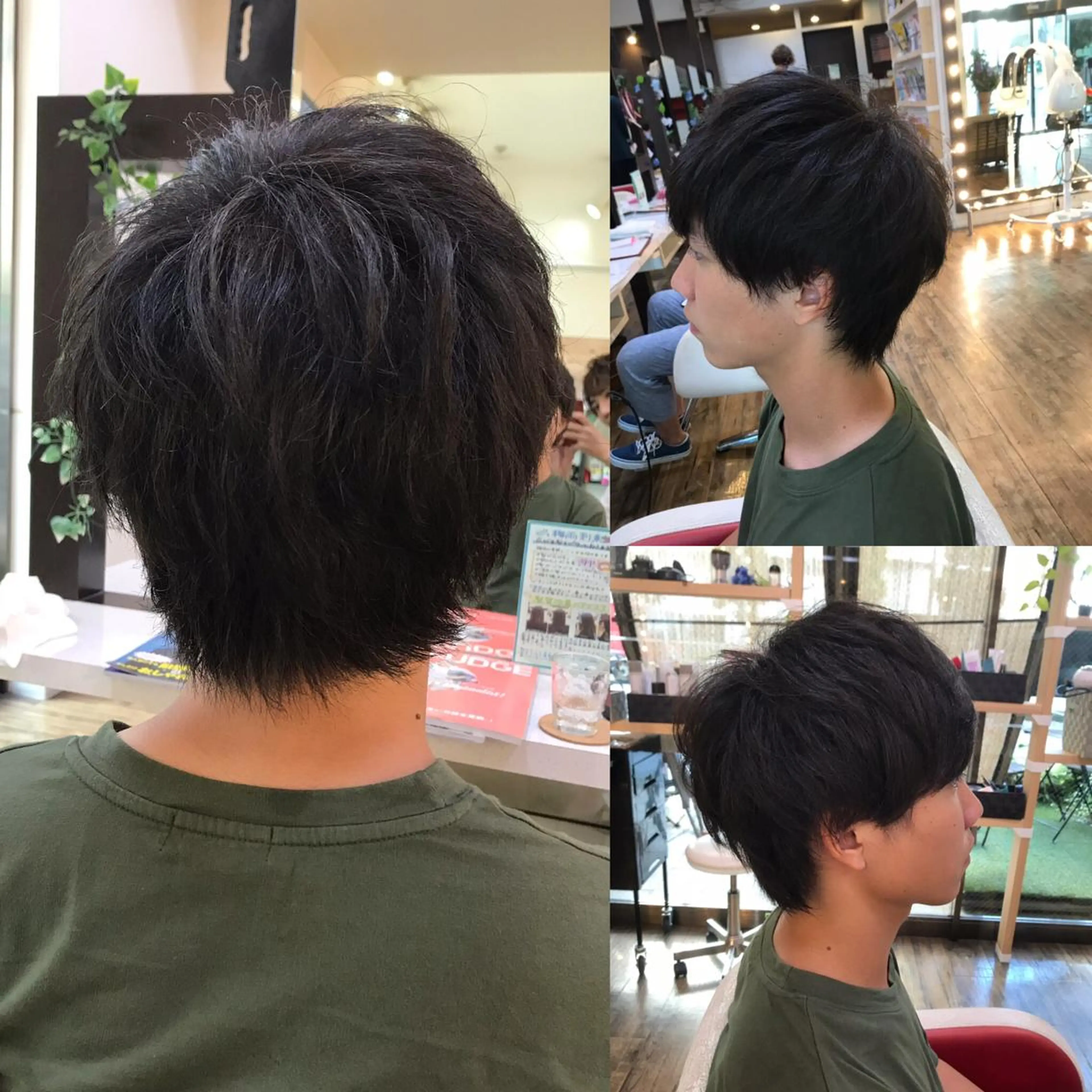 ショート メンズ マッシュウルフ マッシュ メンズウルフカット ウルフカット 赤羽、髪質改善サロン 吉野リョウスケのヘアスタイル