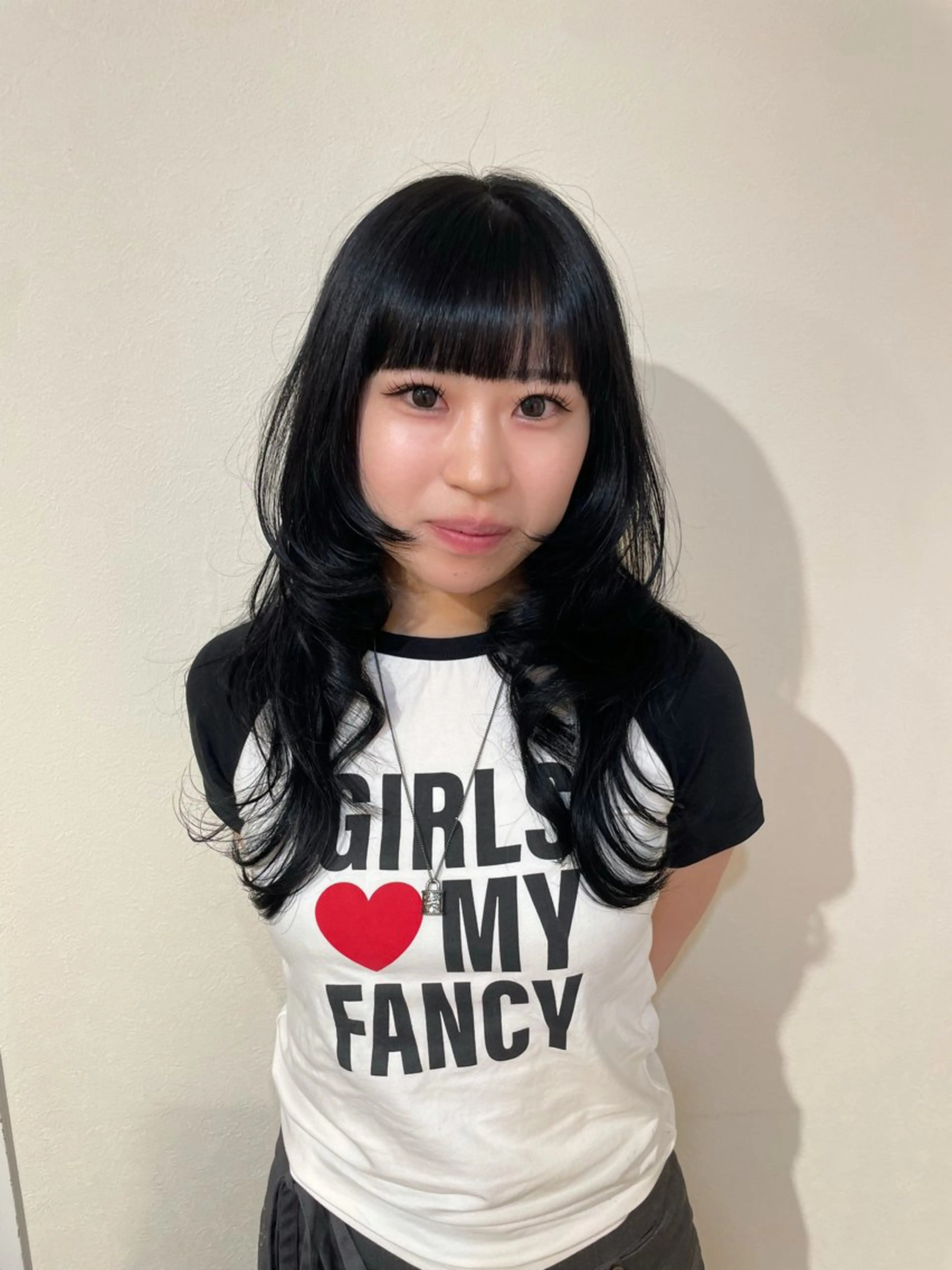 ロング ハッシュカット 名駅/レイヤーカット /艶感/Ayaのヘアスタイル