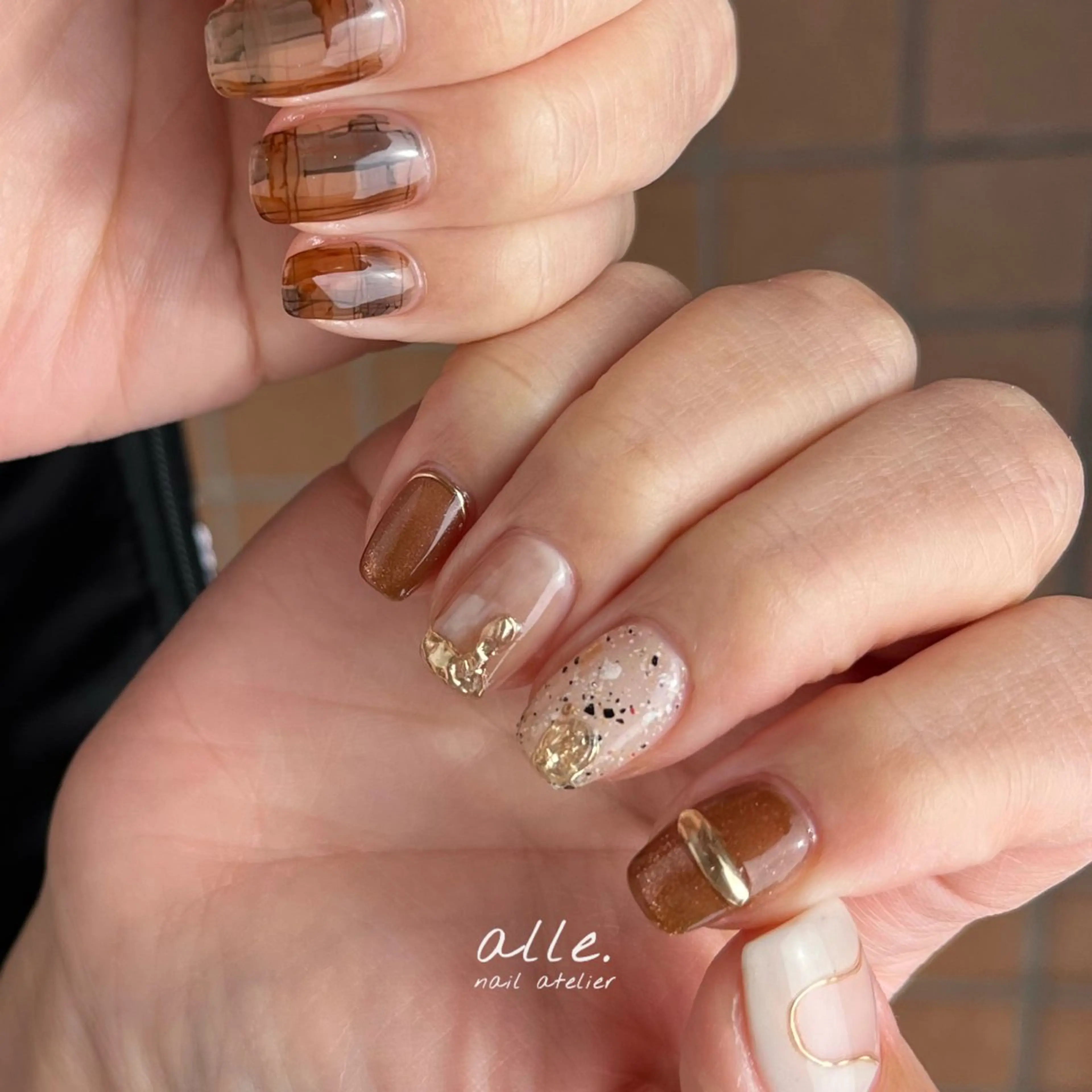 ネイル ハンドネイル atelier alle.のネイルデザイン