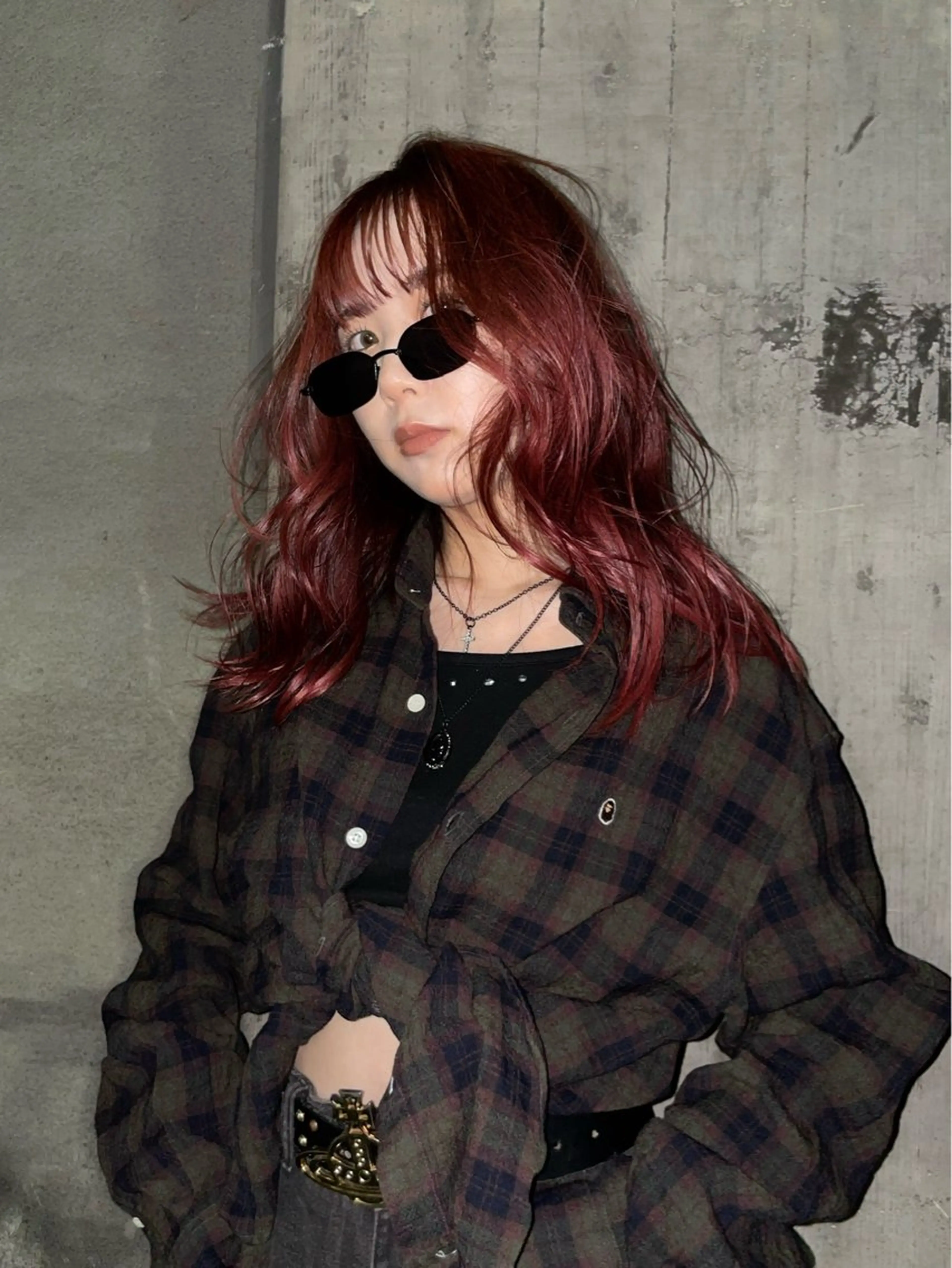 カラー YURiA レイヤー🫧のヘアスタイル