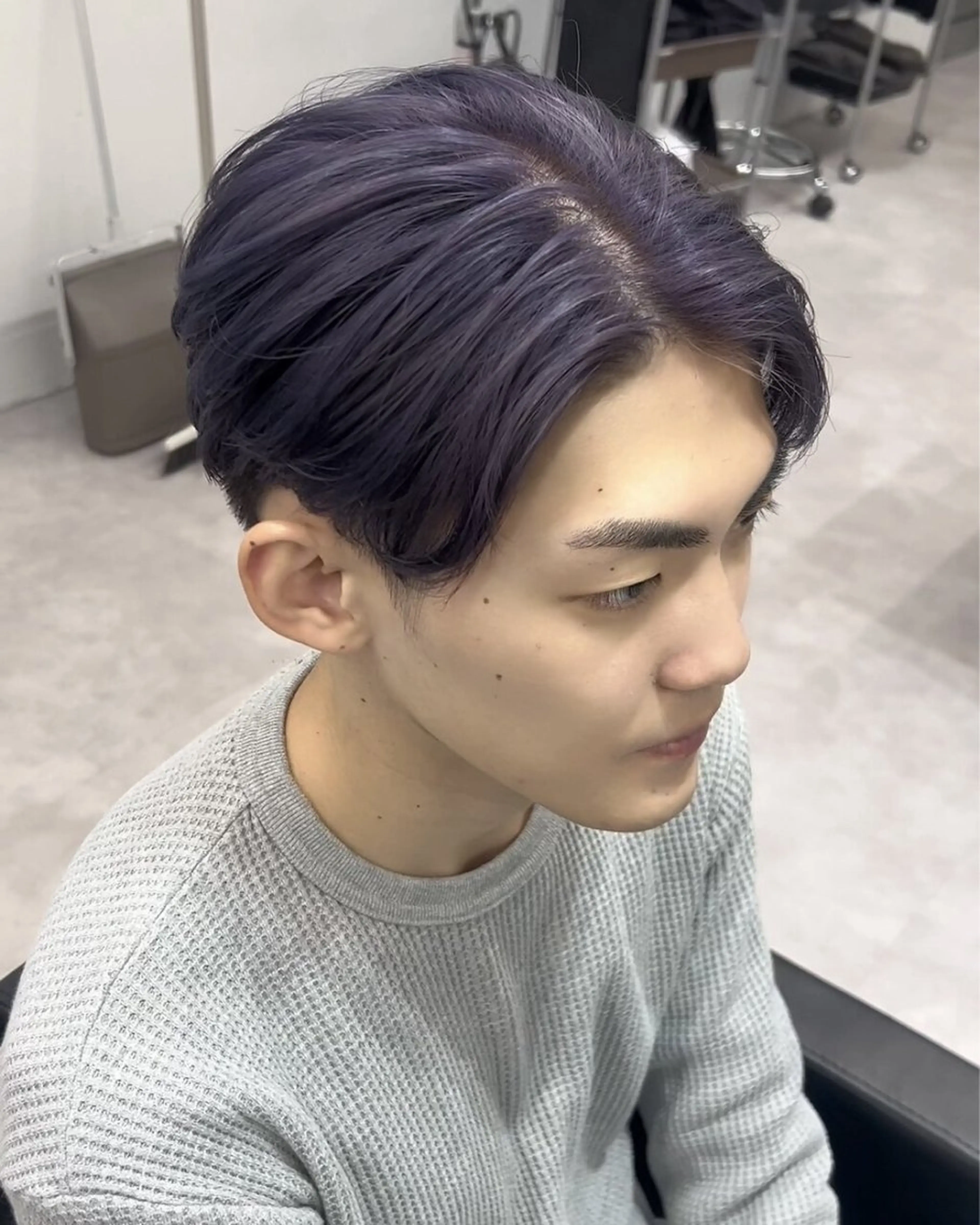 カラー メンズ ヘアカラー LIBER🫧AKO 🫧メンズのヘアスタイル