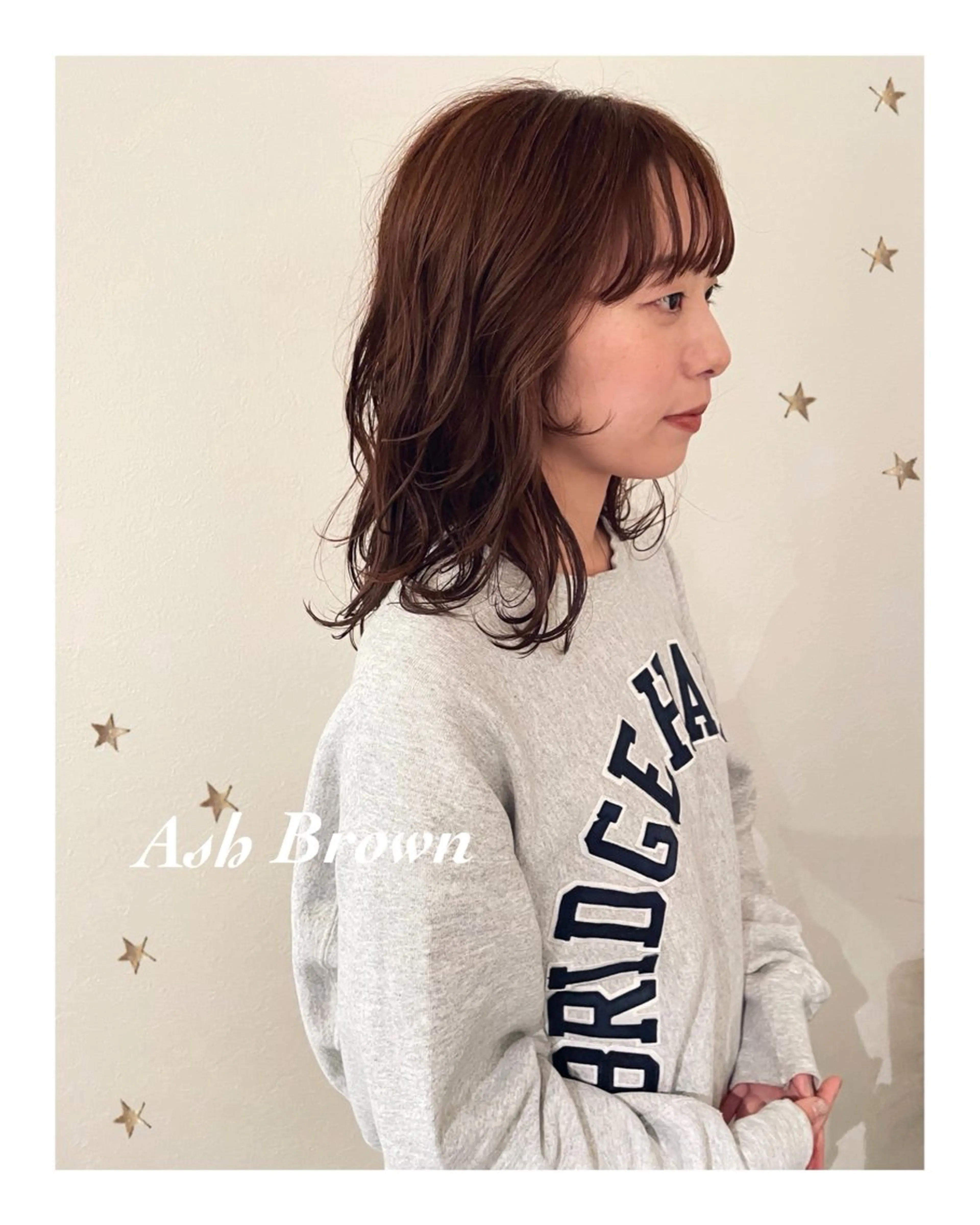 ミディアム カラー カット ヘアカラー salon AKIRA所属・市川 千夏のヘアスタイル