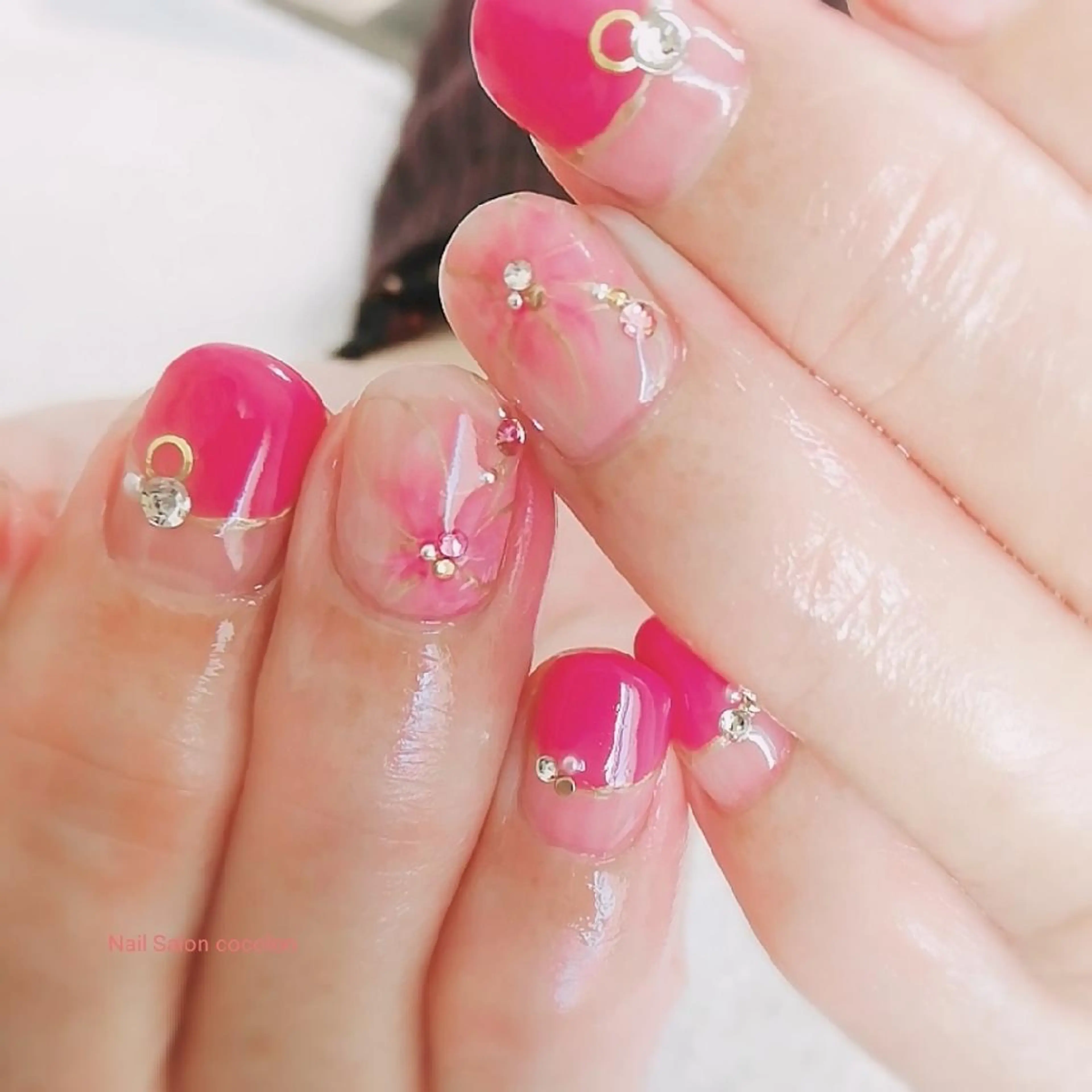 ネイル アートネイル フレンチネイル ハンドネイル 柴崎 美幸のネイルデザイン