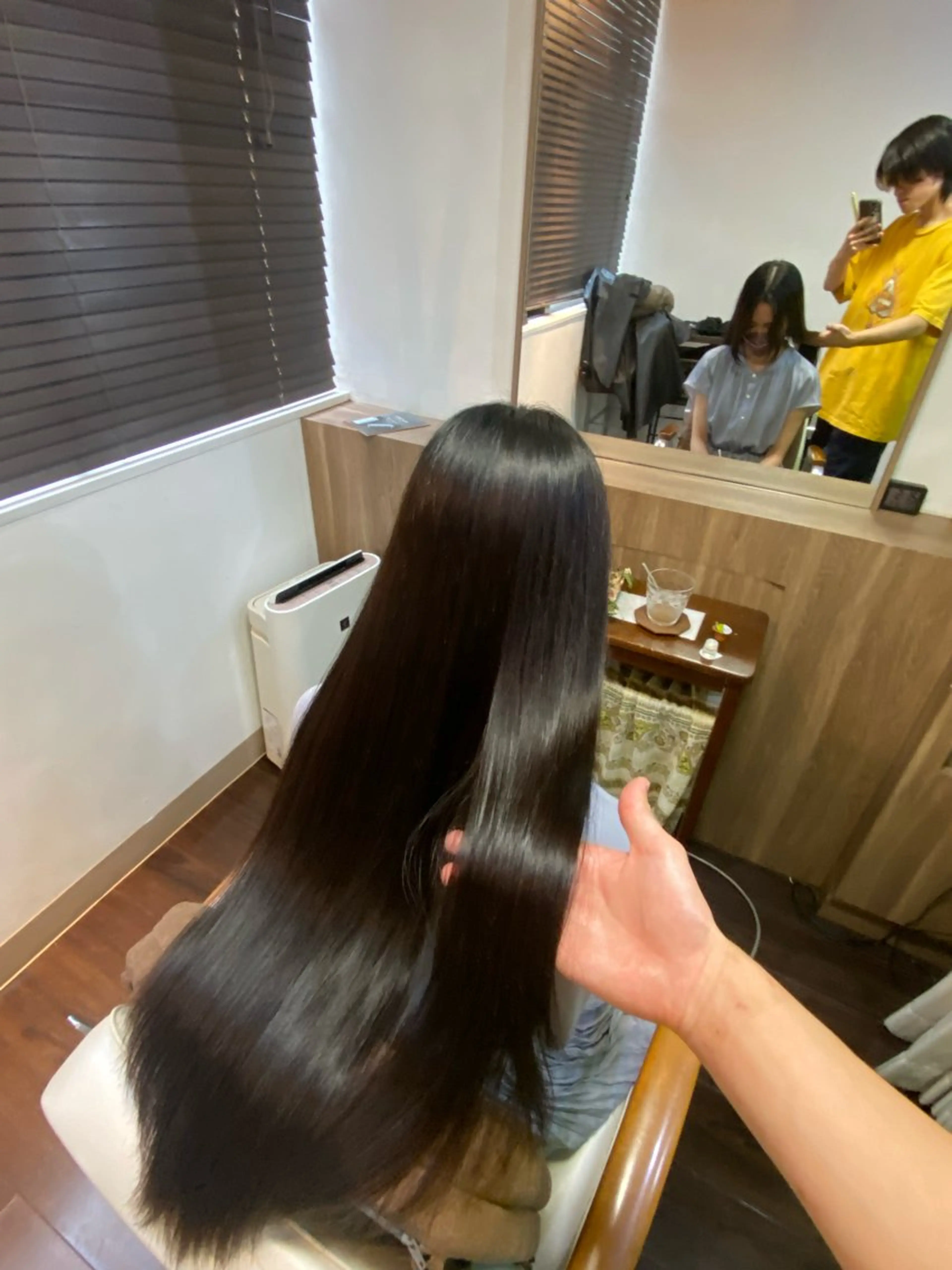 ロング カラー ヘアアレンジ ハイトーンカラー ロング トリートメント メンズ特化 エシカル　松原大将のヘアスタイル
