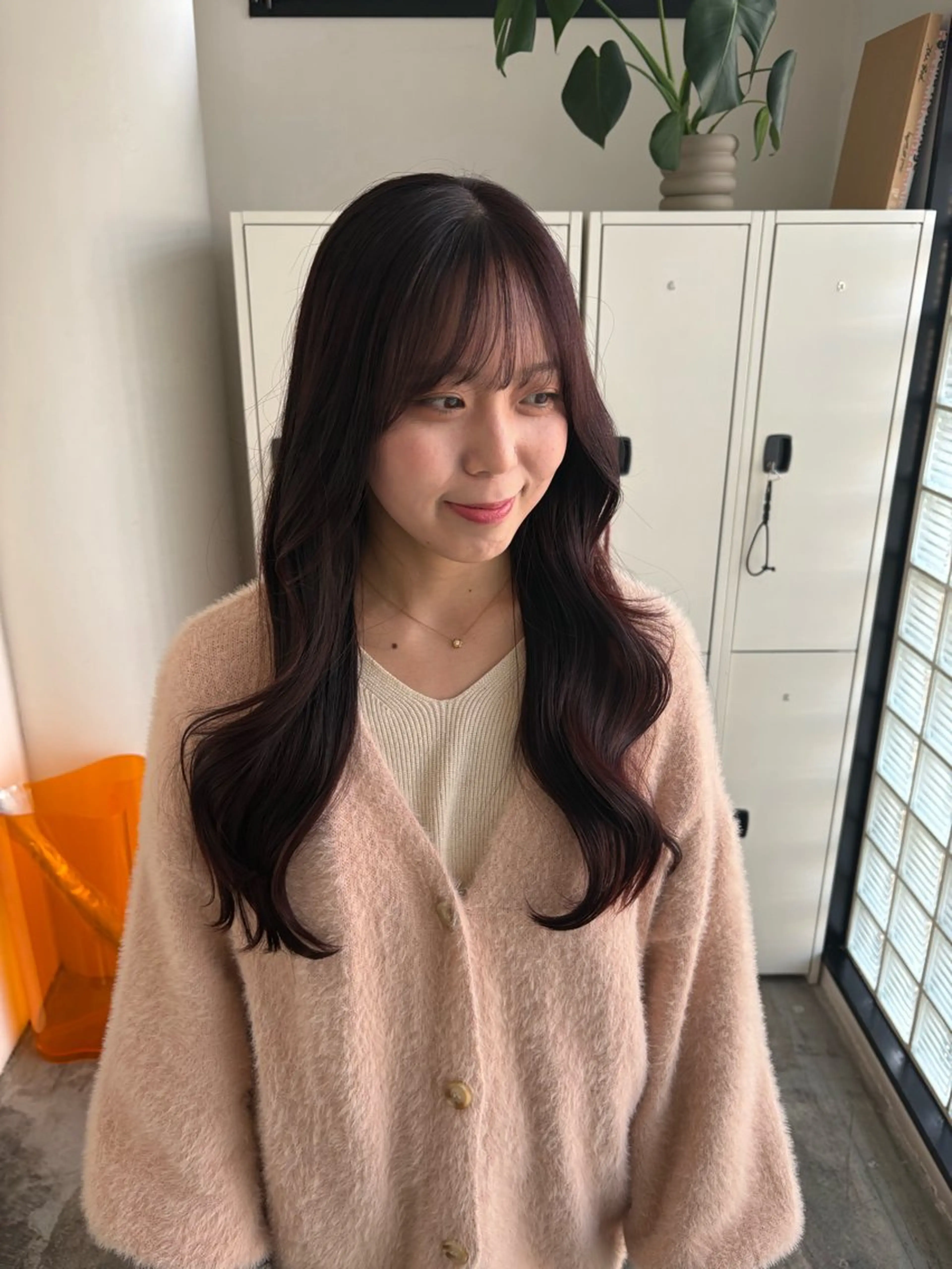 ロング ヘアカラー トリートメント Ruka/カット カラーモデル募集のヘアスタイル