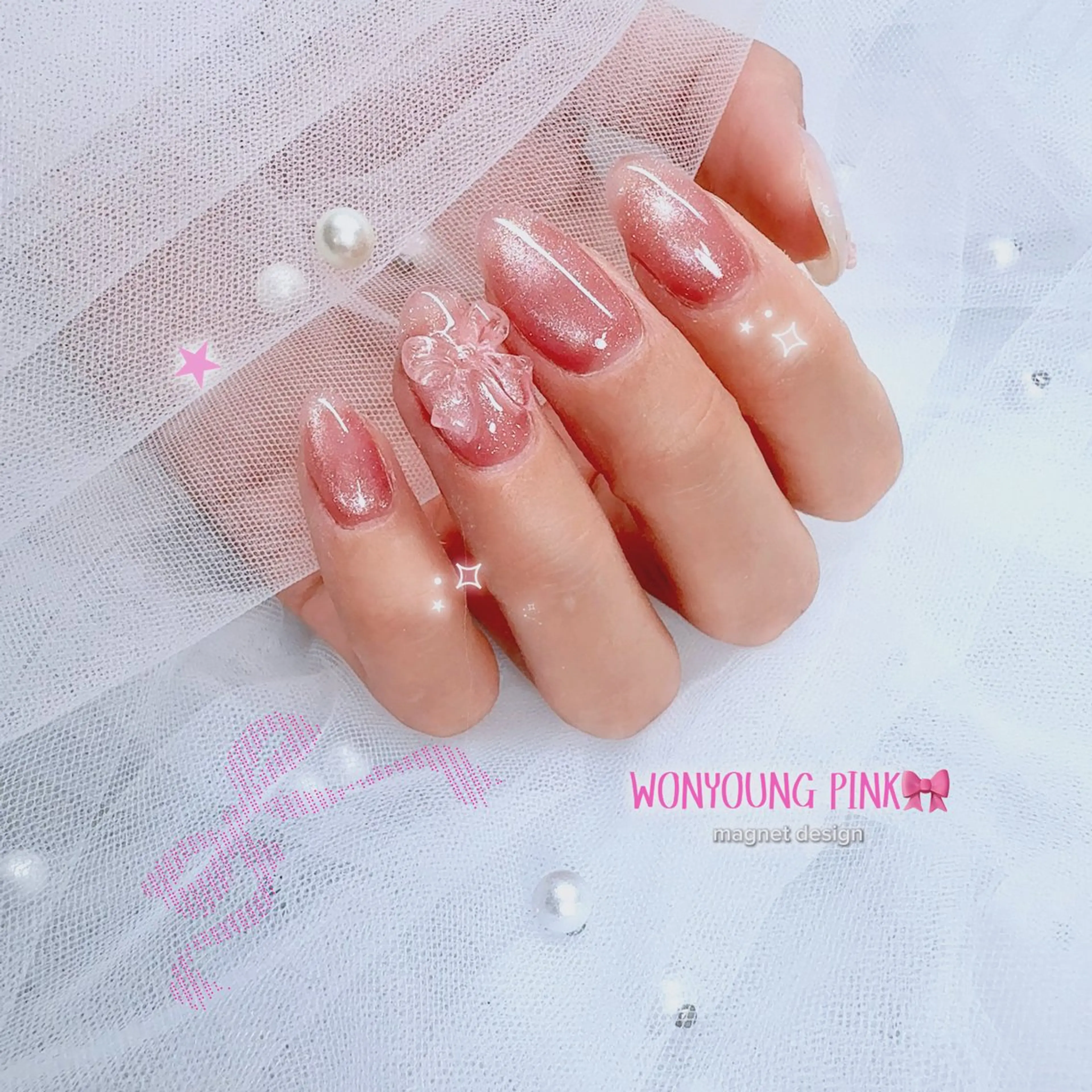 ネイル ピンク RaRa Nail所属・RaRa Nailのネイルデザイン