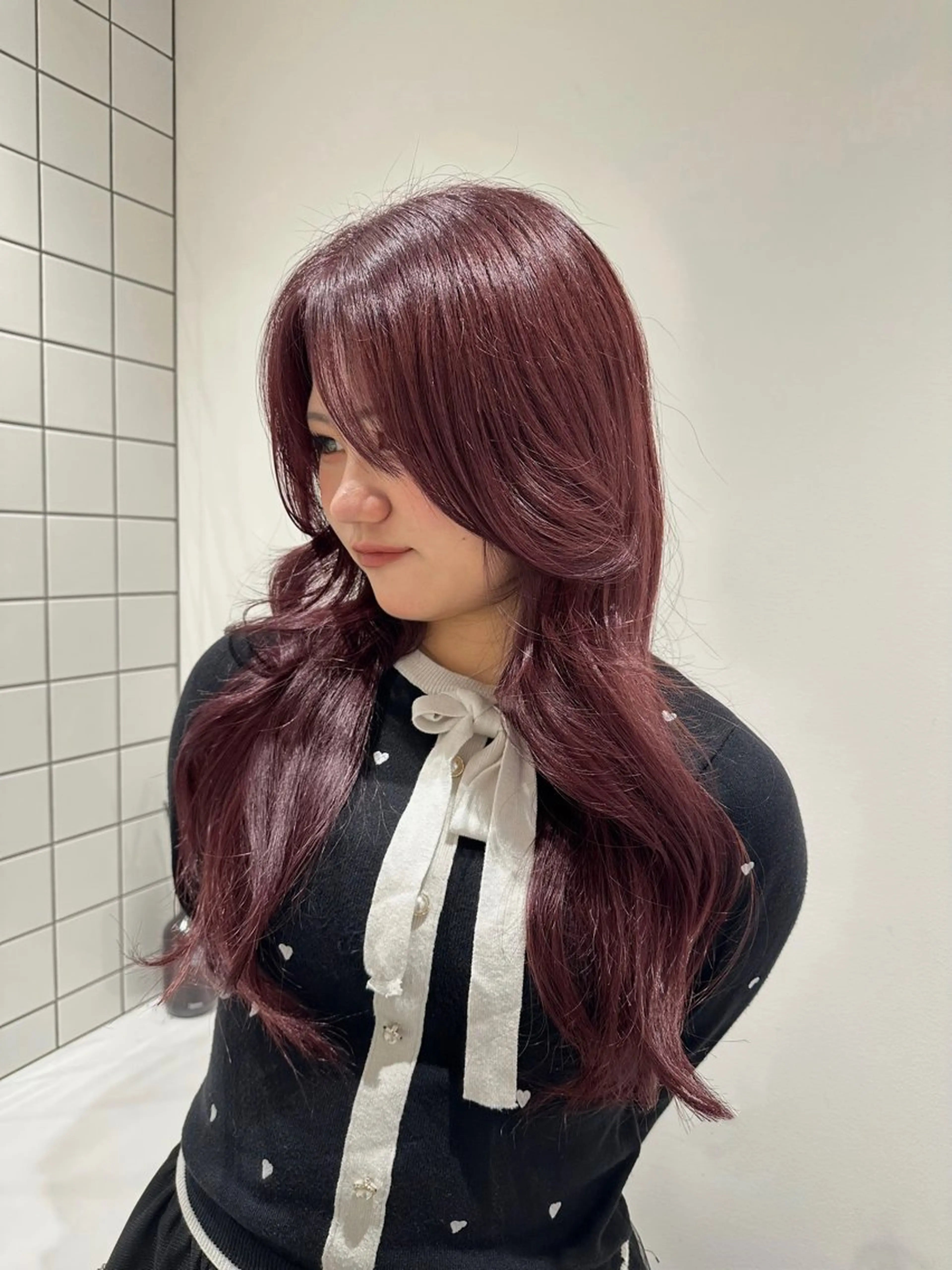 カラー shizuku / 🕊️透明感艶カラーのヘアスタイル