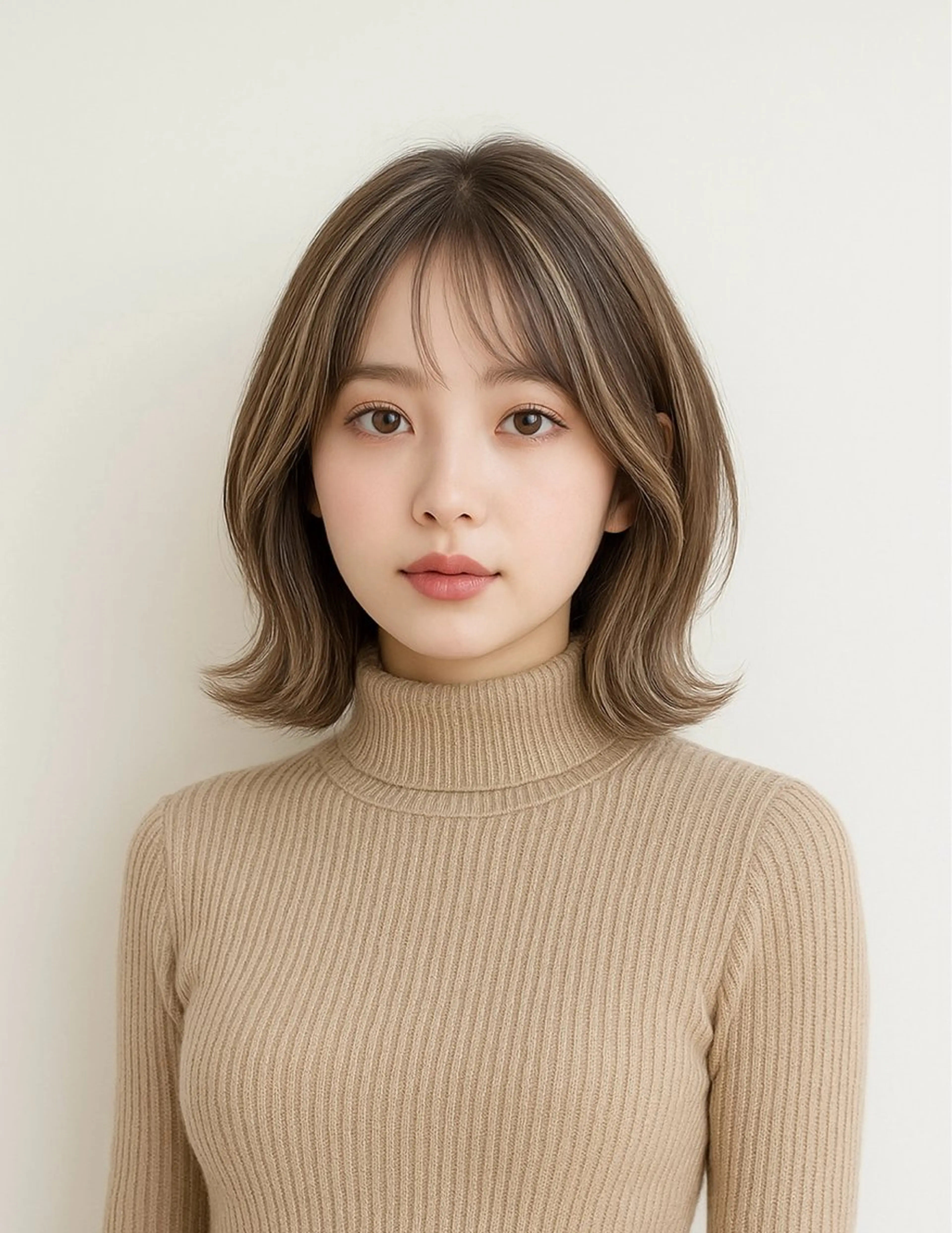 【ハイライト、白髪ぼかし】ハイライト＋カット＋最高級内部補修トリートメントの写真