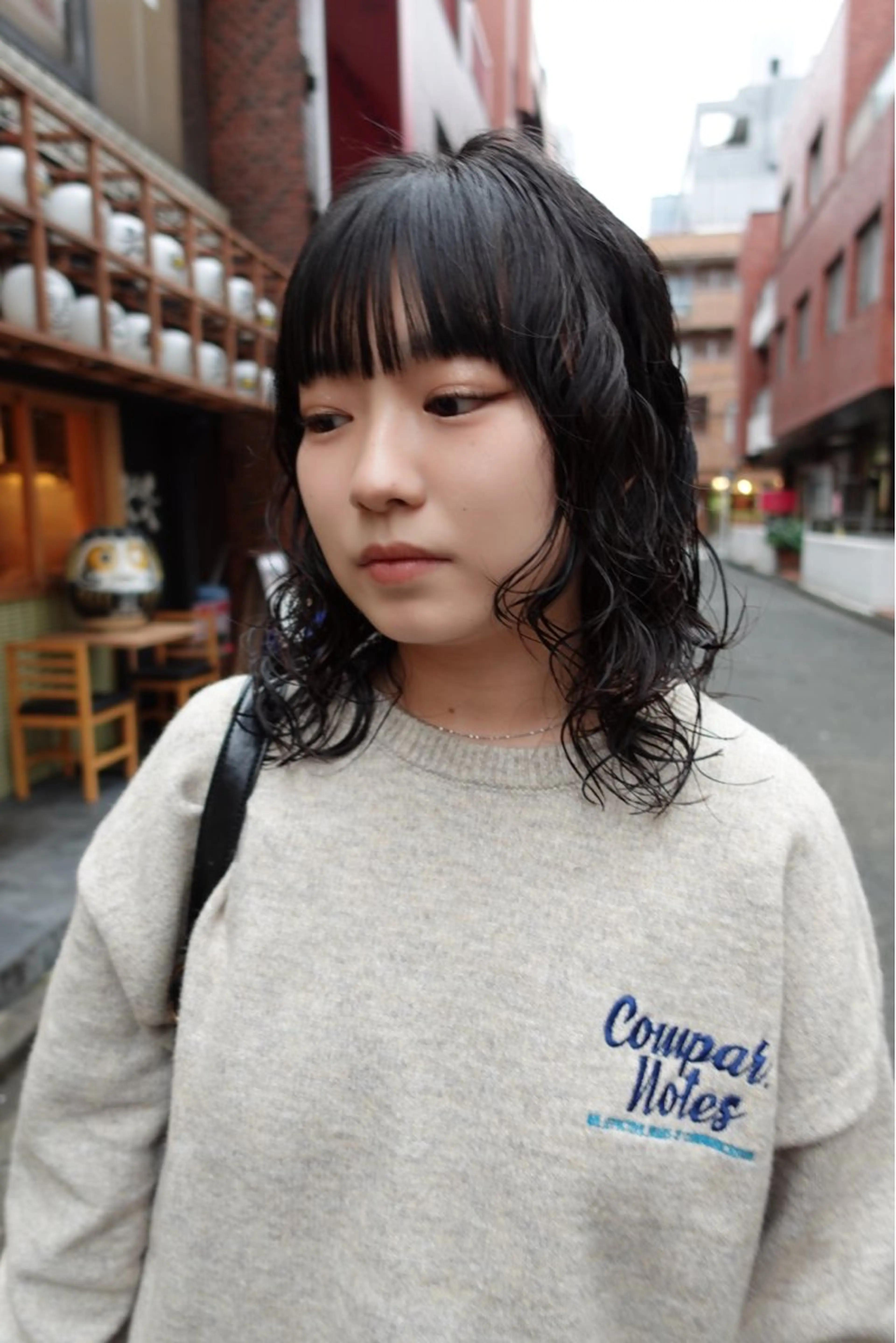 ミディアム パーマ カット パーマ sakura🌸 レイヤー/韓国ヘアのヘアスタイル